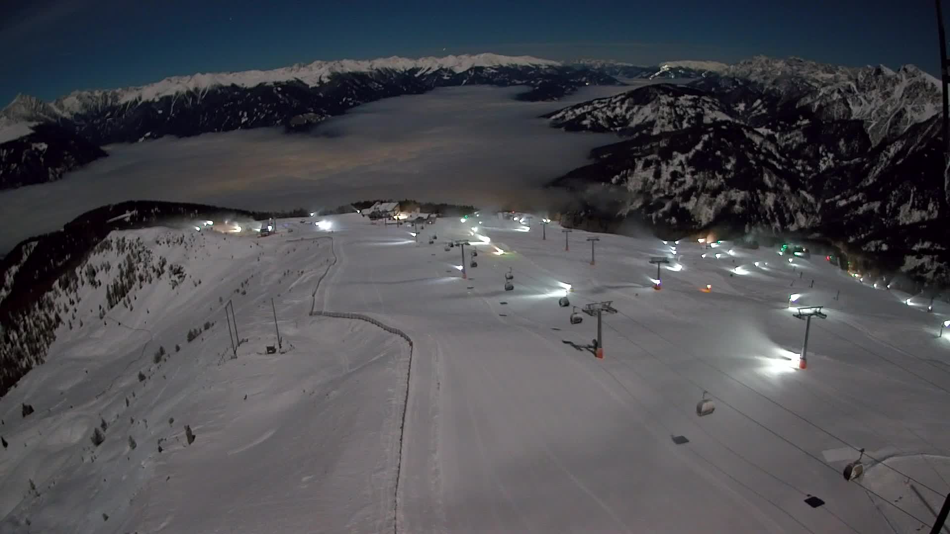Kronplatz-Gipfel | Blick nach Olang – Valdaora