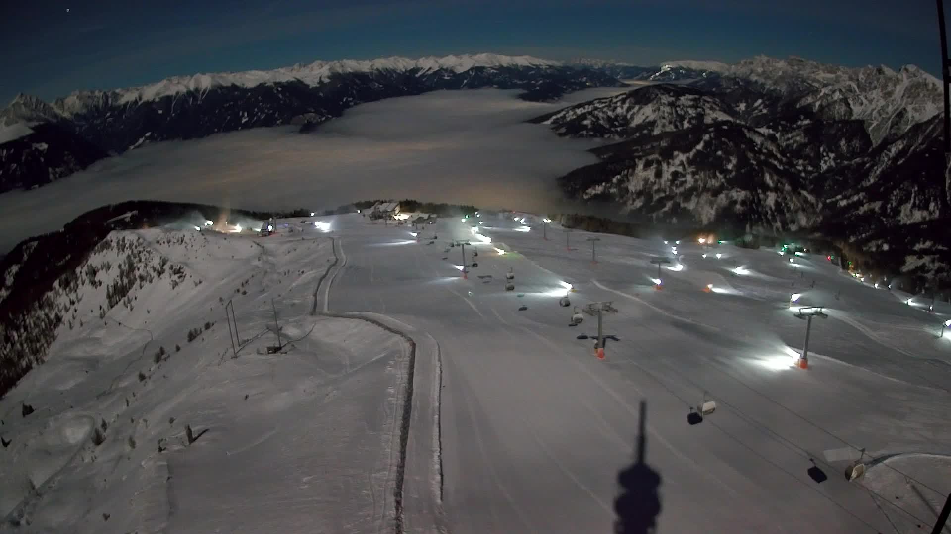 Kronplatz vrh | pogled na Valdaora – Olang