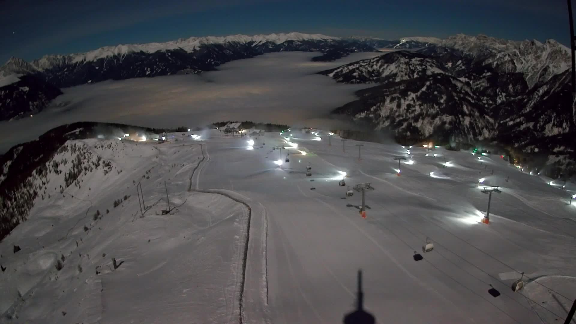 Kronplatz-Gipfel | Blick nach Olang – Valdaora