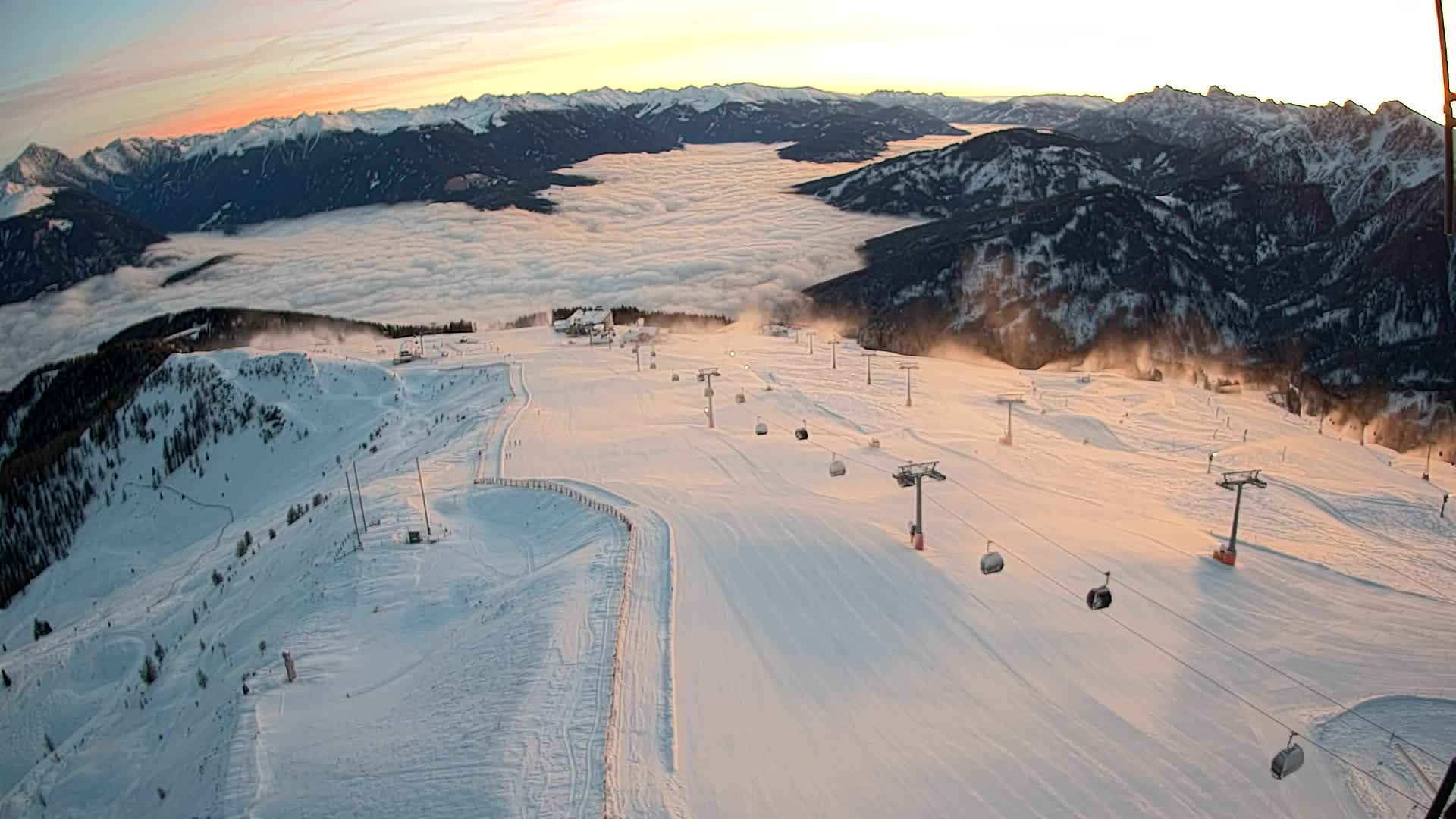 Kronplatz vrh | pogled na Valdaora – Olang