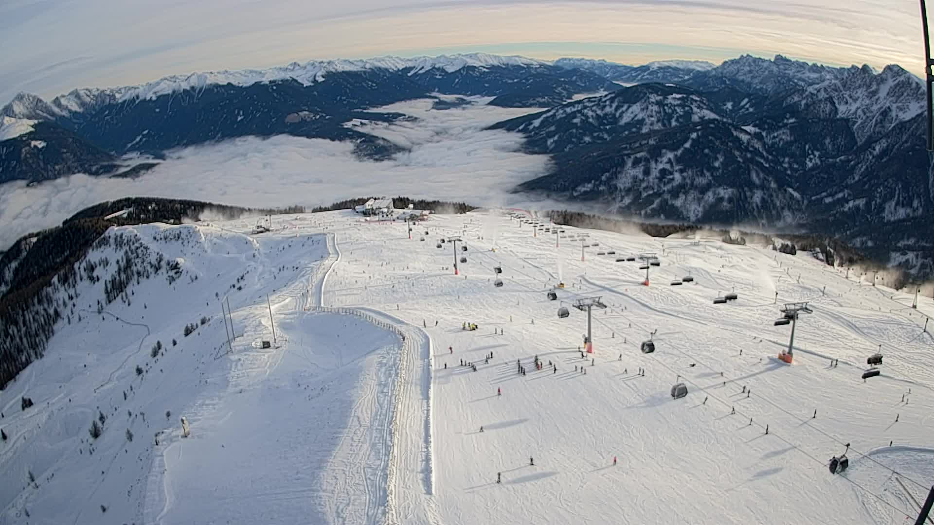 Sommet du Kronplatz | vue sur Valdaora – Olang