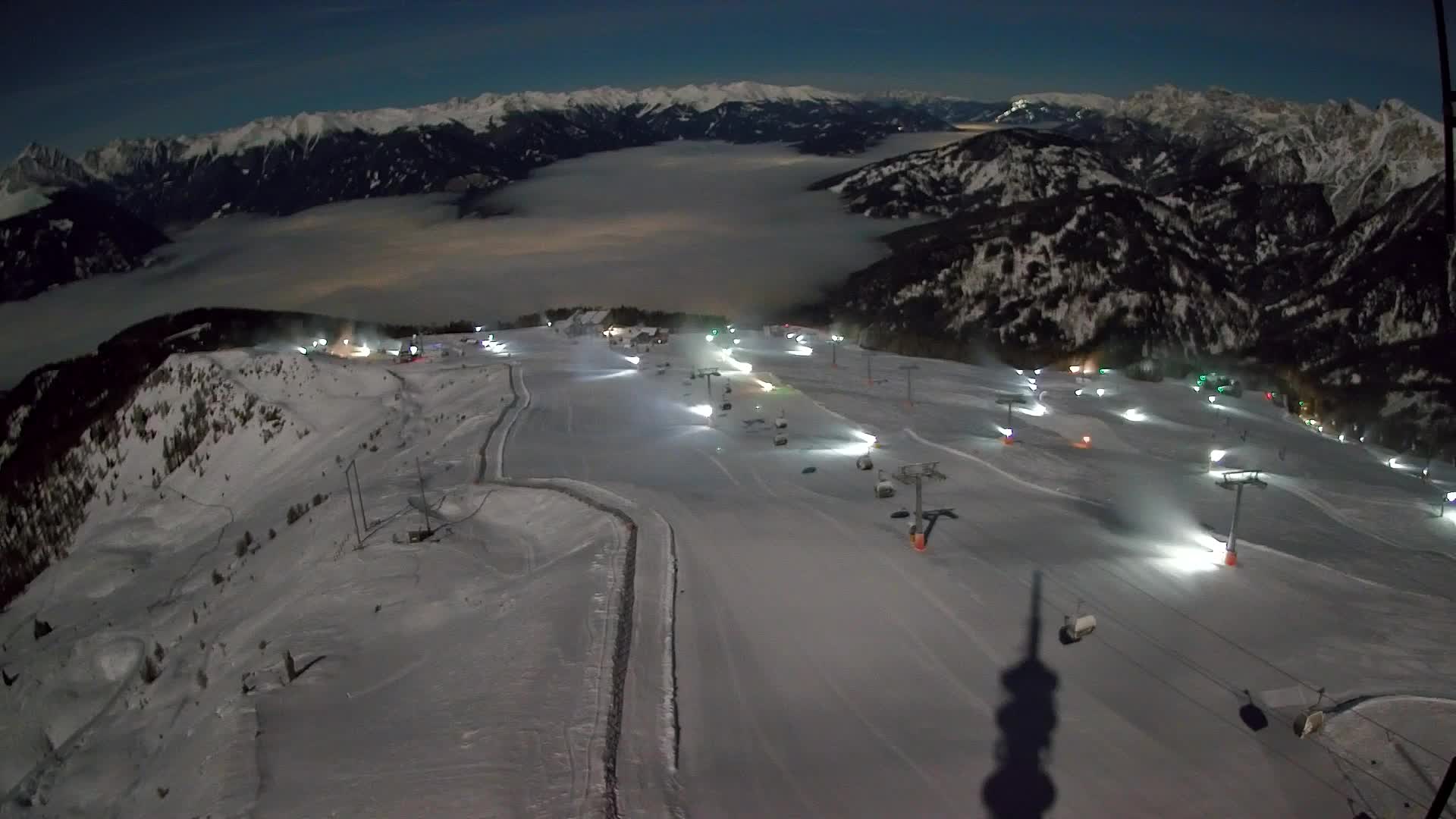 Kronplatz vrh | pogled na Valdaora – Olang