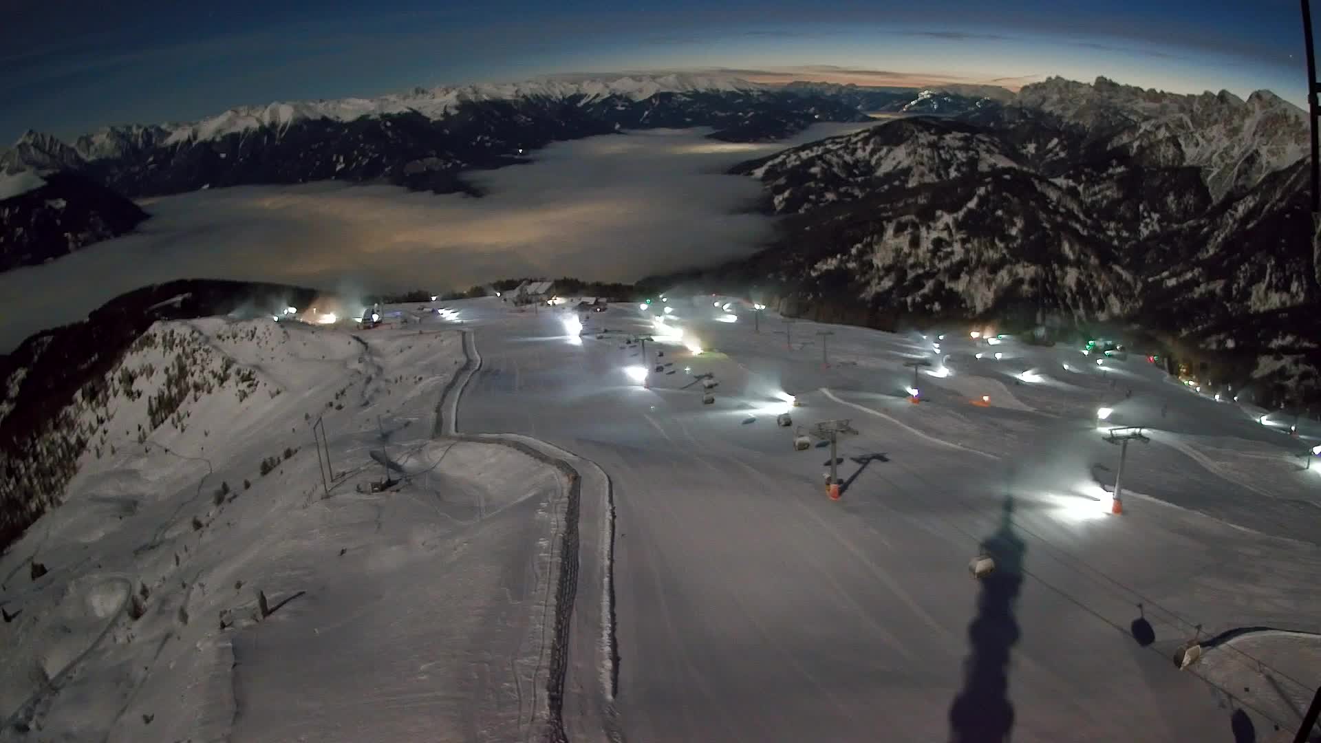 Kronplatz vrh | pogled na Valdaora – Olang