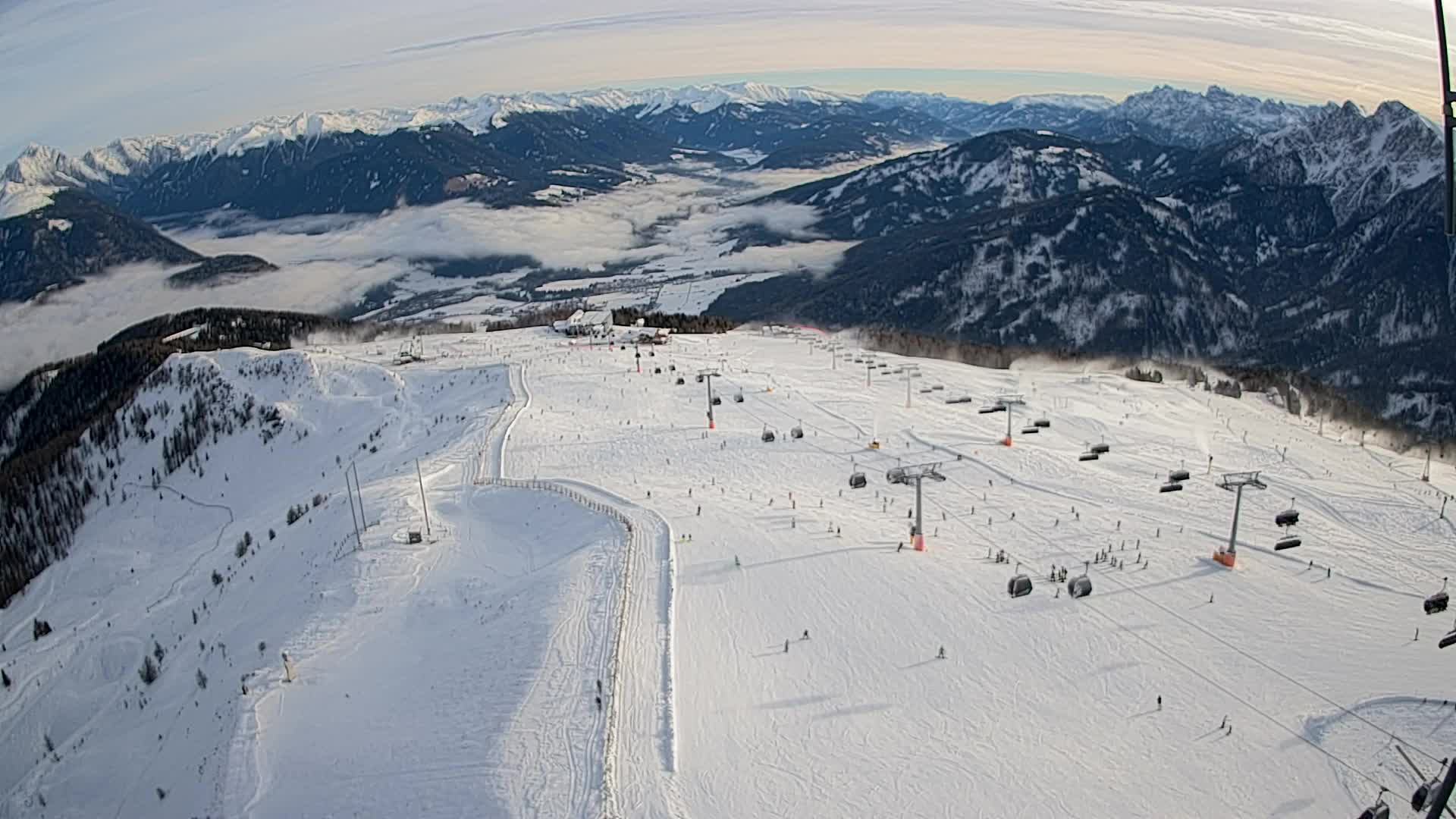 Sommet du Kronplatz | vue sur Valdaora – Olang