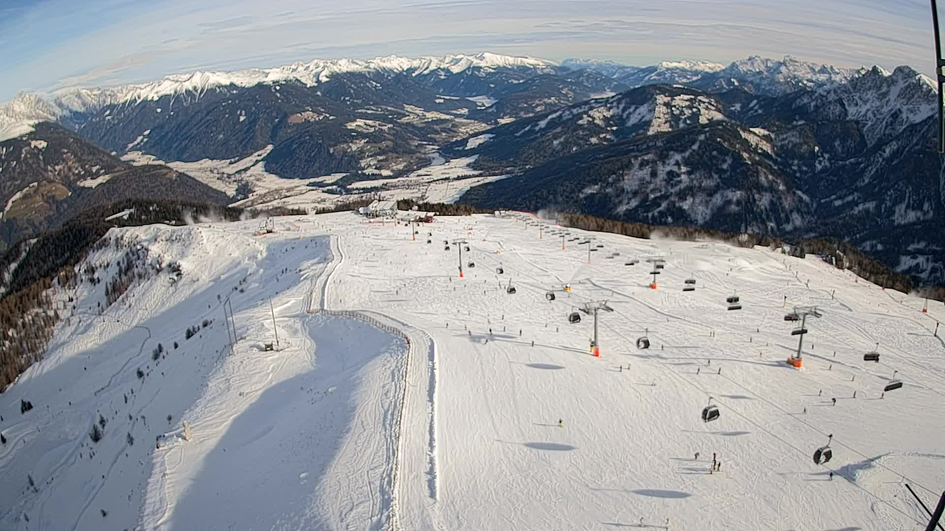 Kronplatz vrh | pogled na Valdaora – Olang