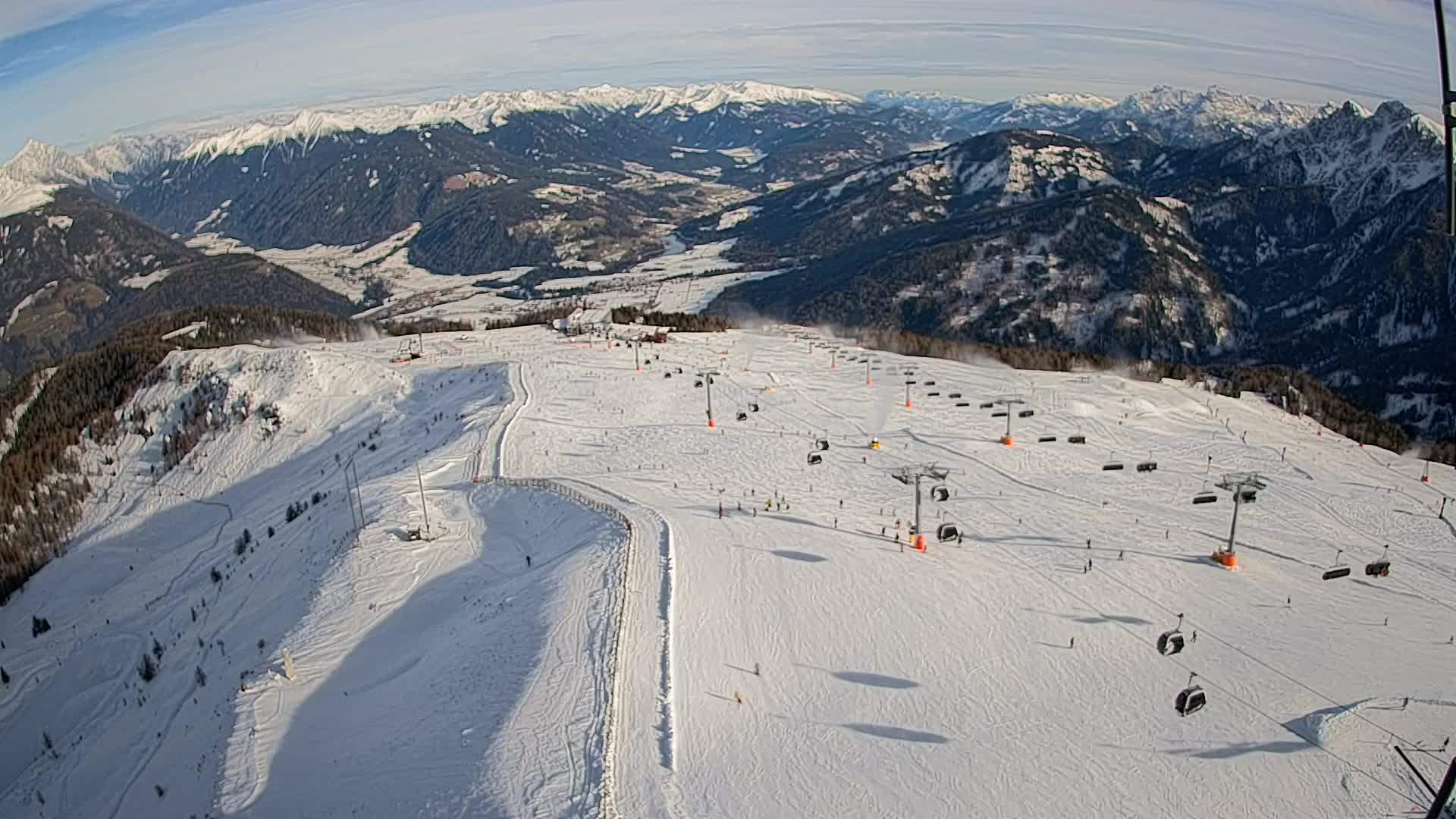 Sommet du Kronplatz | vue sur Valdaora – Olang