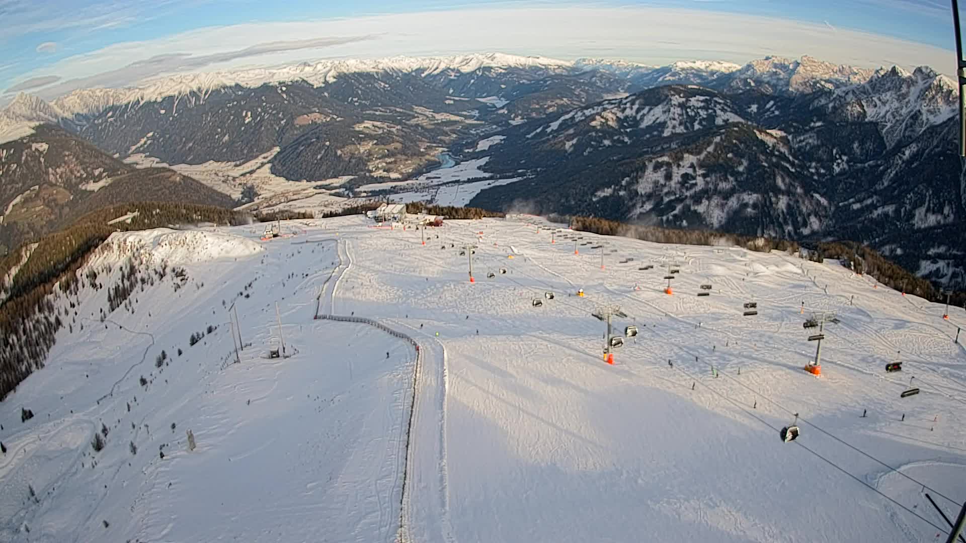 Sommet du Kronplatz | vue sur Valdaora – Olang