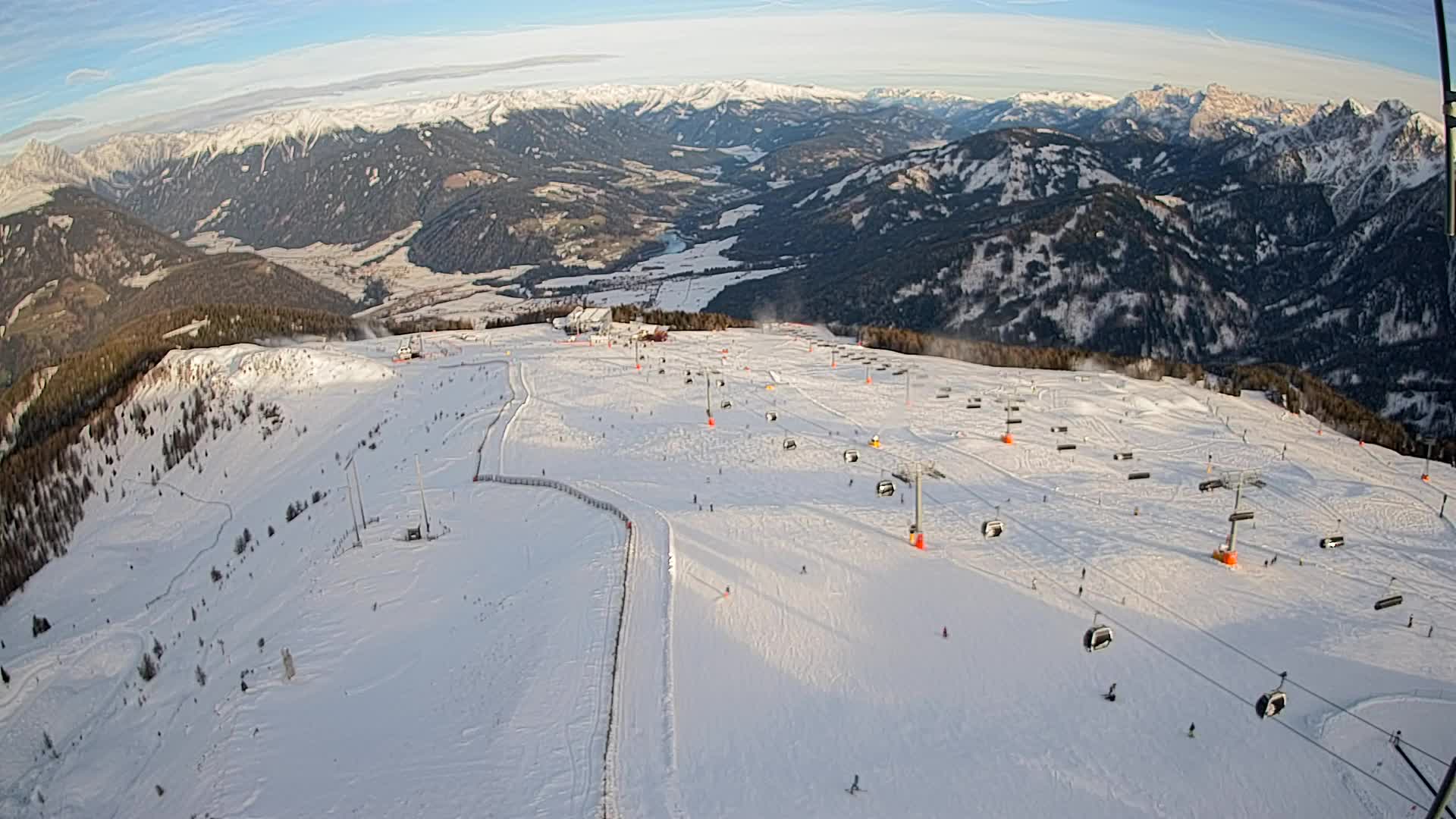 Kronplatz vrh | pogled na Valdaora – Olang
