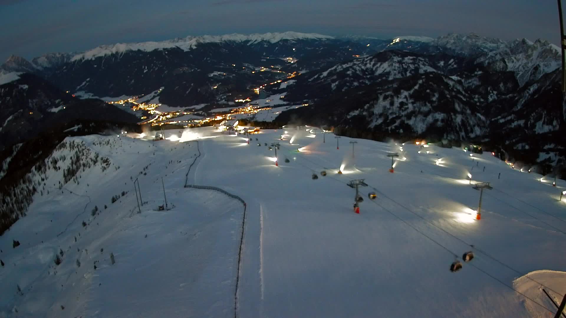 Kronplatz-Gipfel | Blick nach Olang – Valdaora