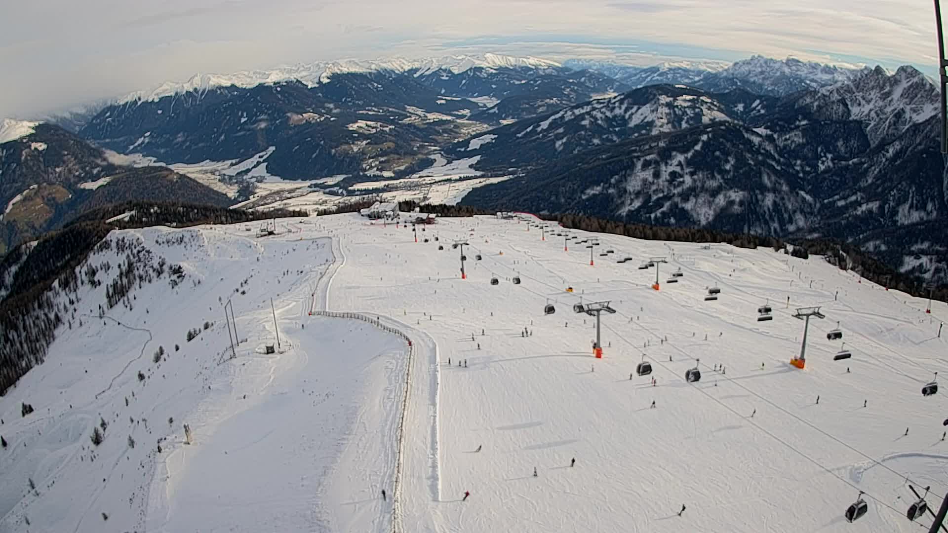 Sommet du Kronplatz | vue sur Valdaora – Olang