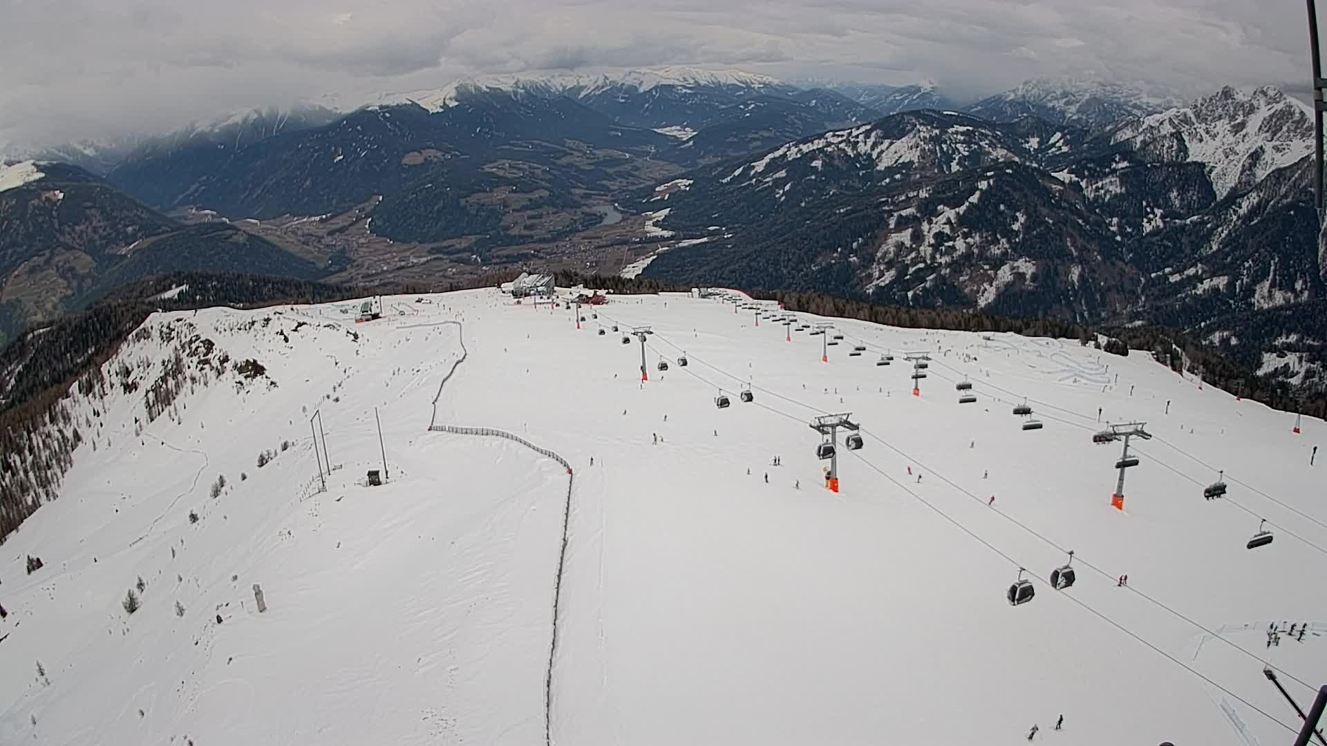 Sommet du Kronplatz | vue sur Valdaora – Olang