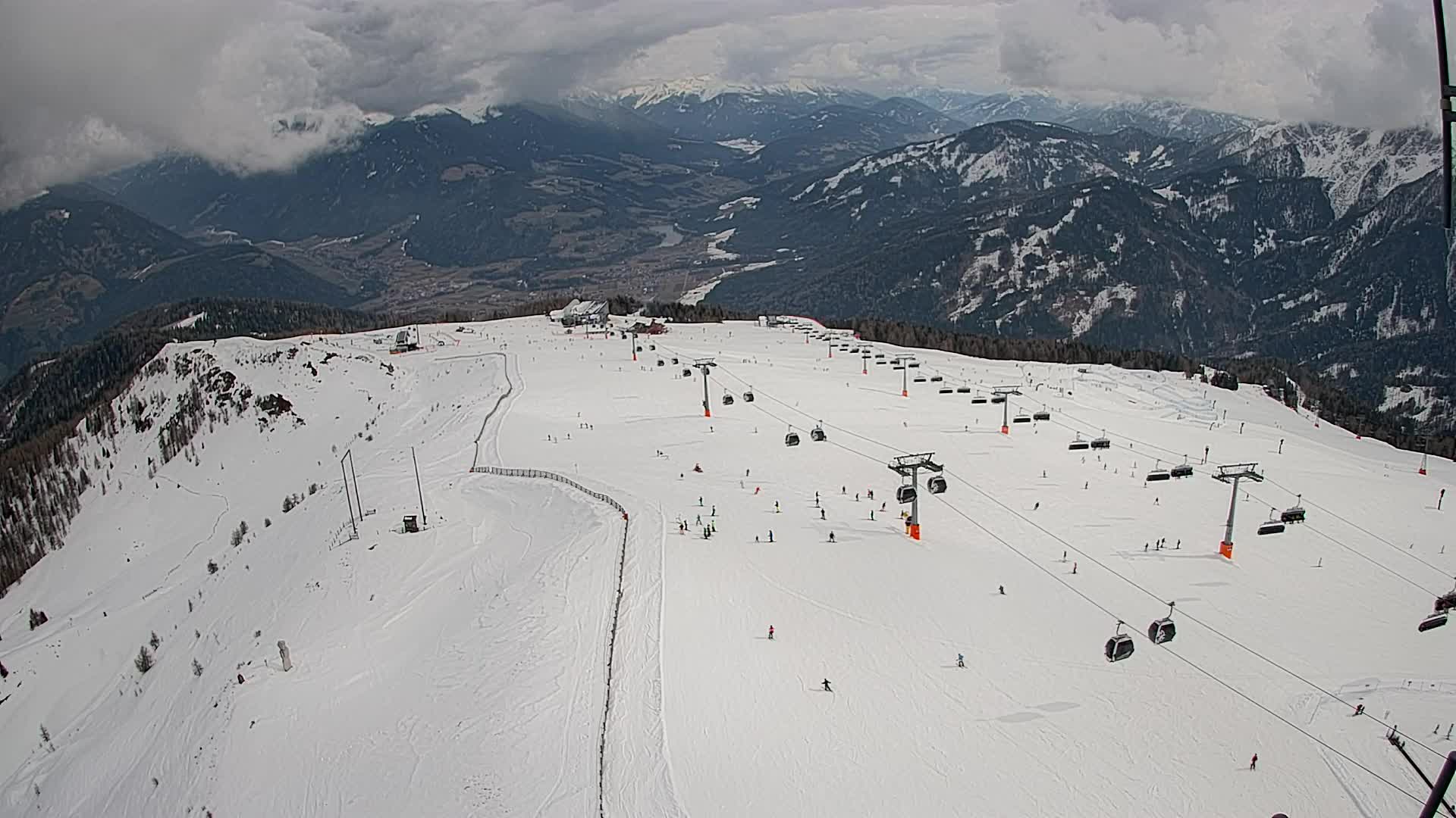 Sommet du Kronplatz | vue sur Valdaora – Olang