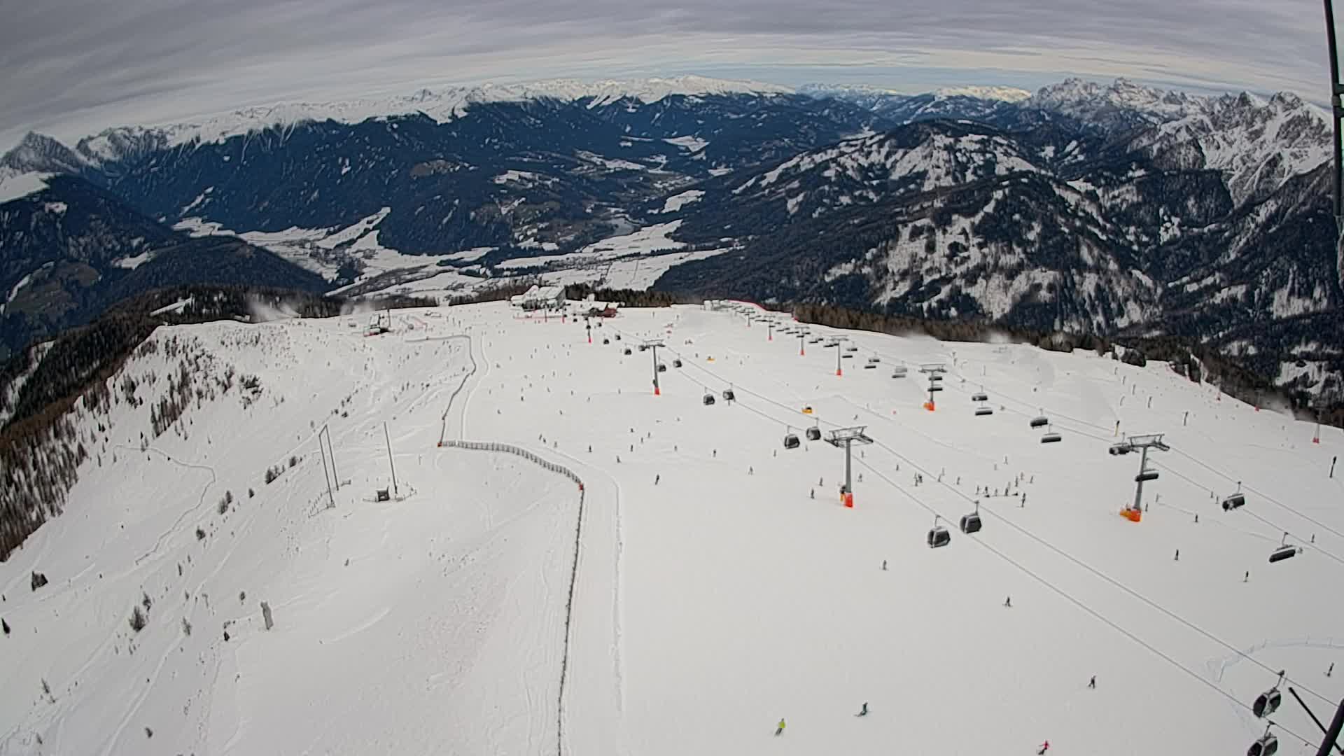 Sommet du Kronplatz | vue sur Valdaora – Olang
