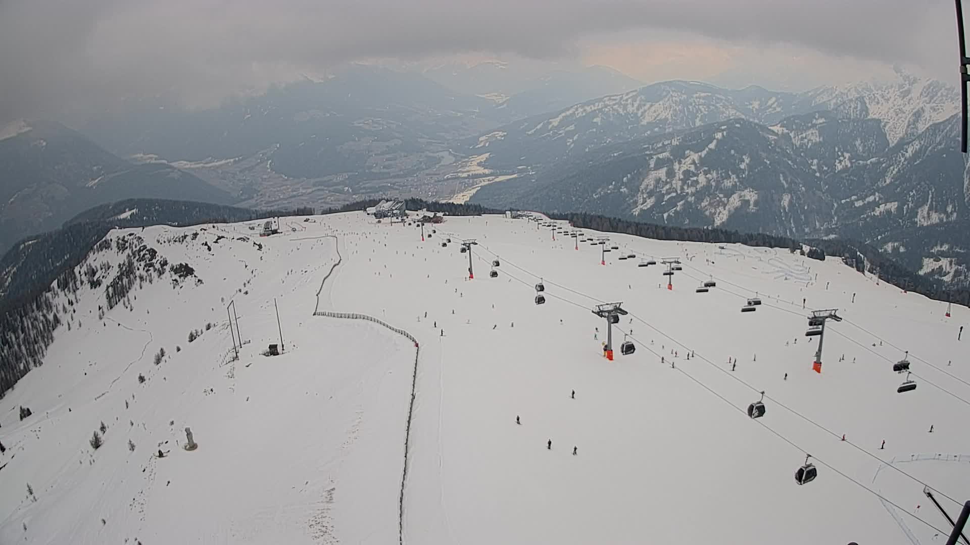 Sommet du Kronplatz | vue sur Valdaora – Olang
