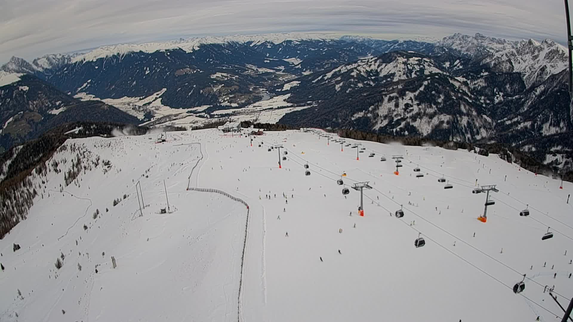 Kronplatz-Gipfel | Blick nach Olang – Valdaora