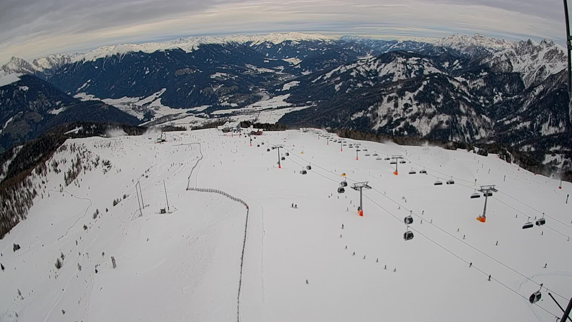 Kronplatz-Gipfel | Blick nach Olang – Valdaora