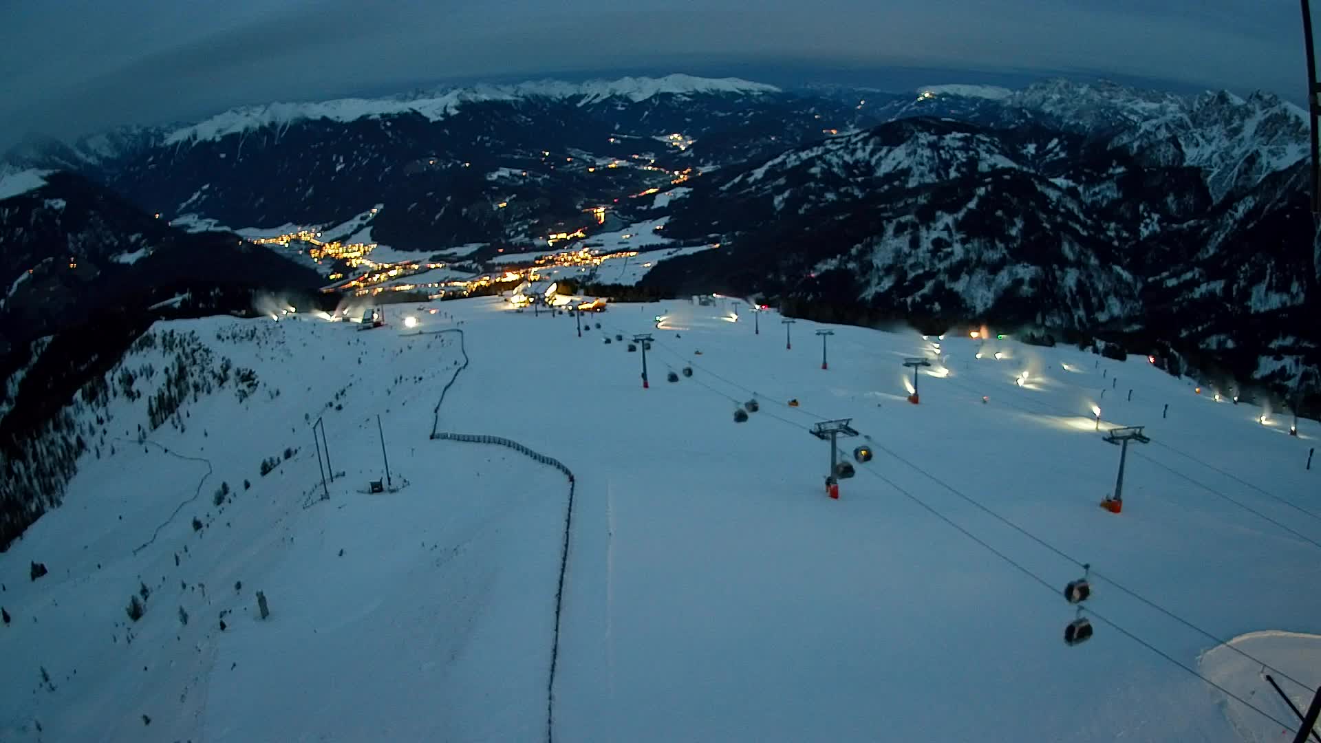 Kronplatz-Gipfel | Blick nach Olang – Valdaora