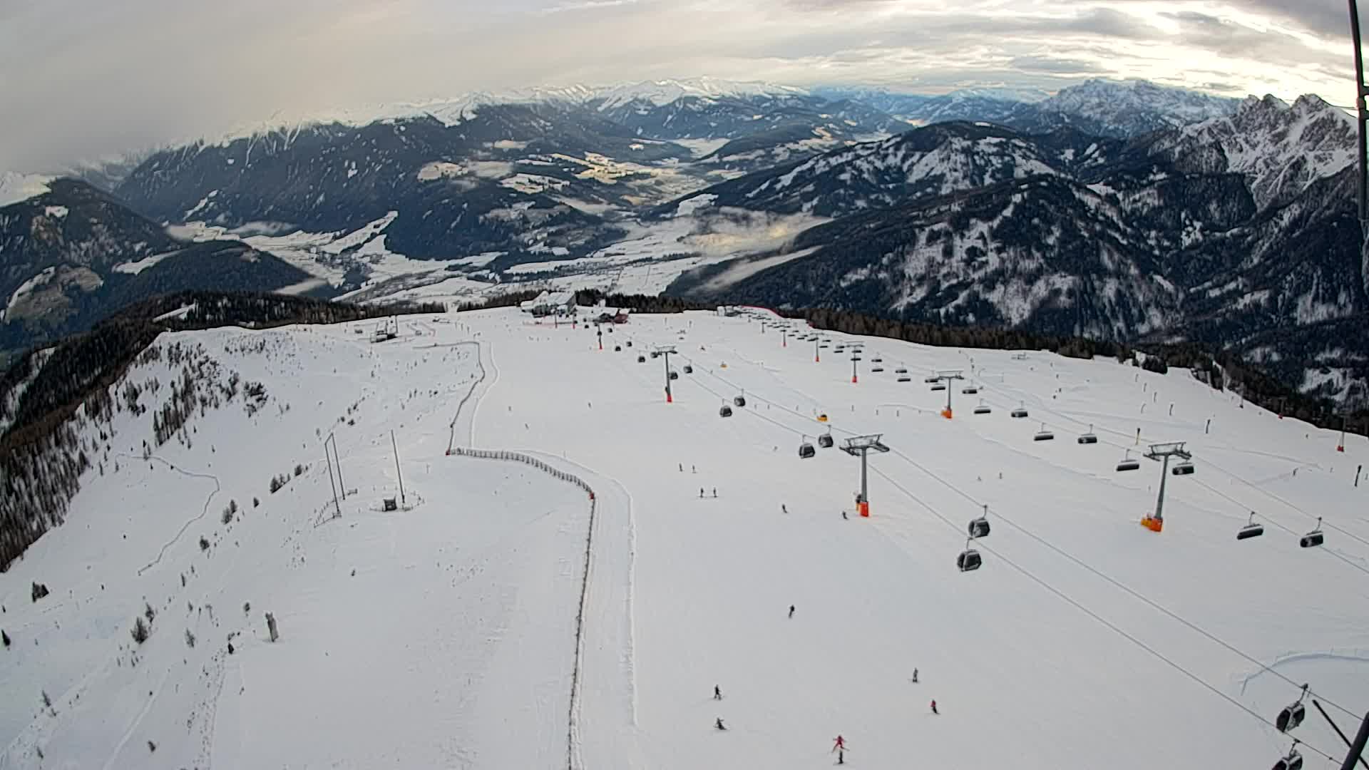 Kronplatz vrh | pogled na Valdaora – Olang