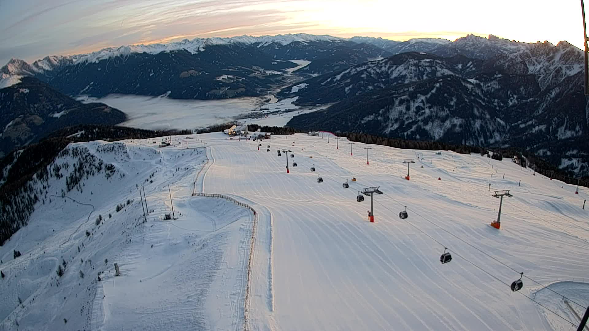 Sommet du Kronplatz | vue sur Valdaora – Olang