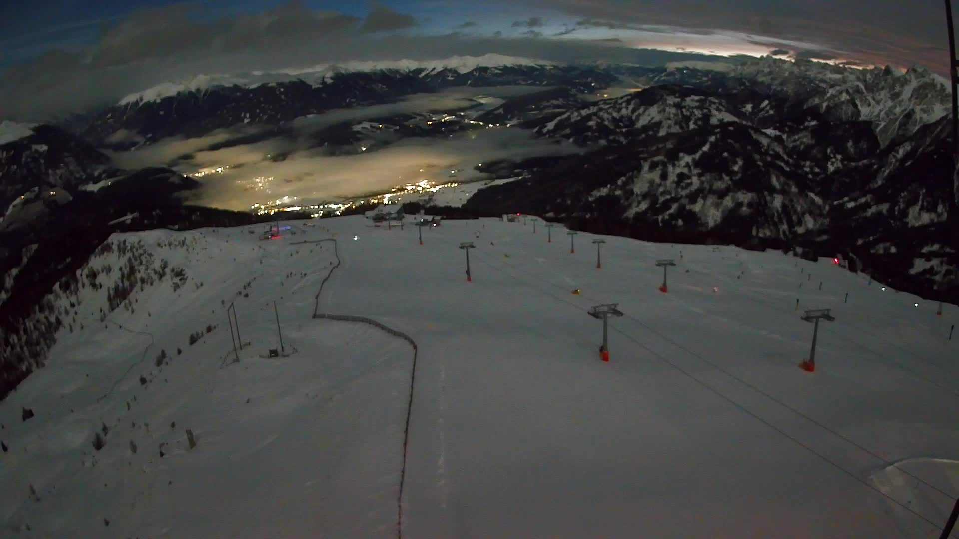 Kronplatz vrh | pogled na Valdaora – Olang