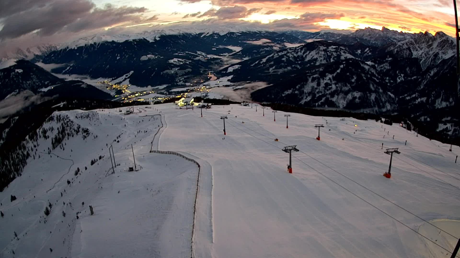 Kronplatz vrh | pogled na Valdaora – Olang