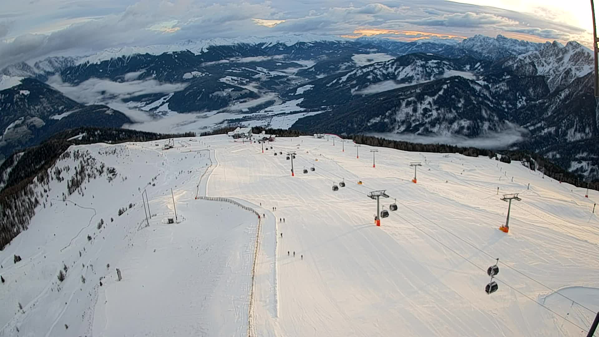 Kronplatz vrh | pogled na Valdaora – Olang