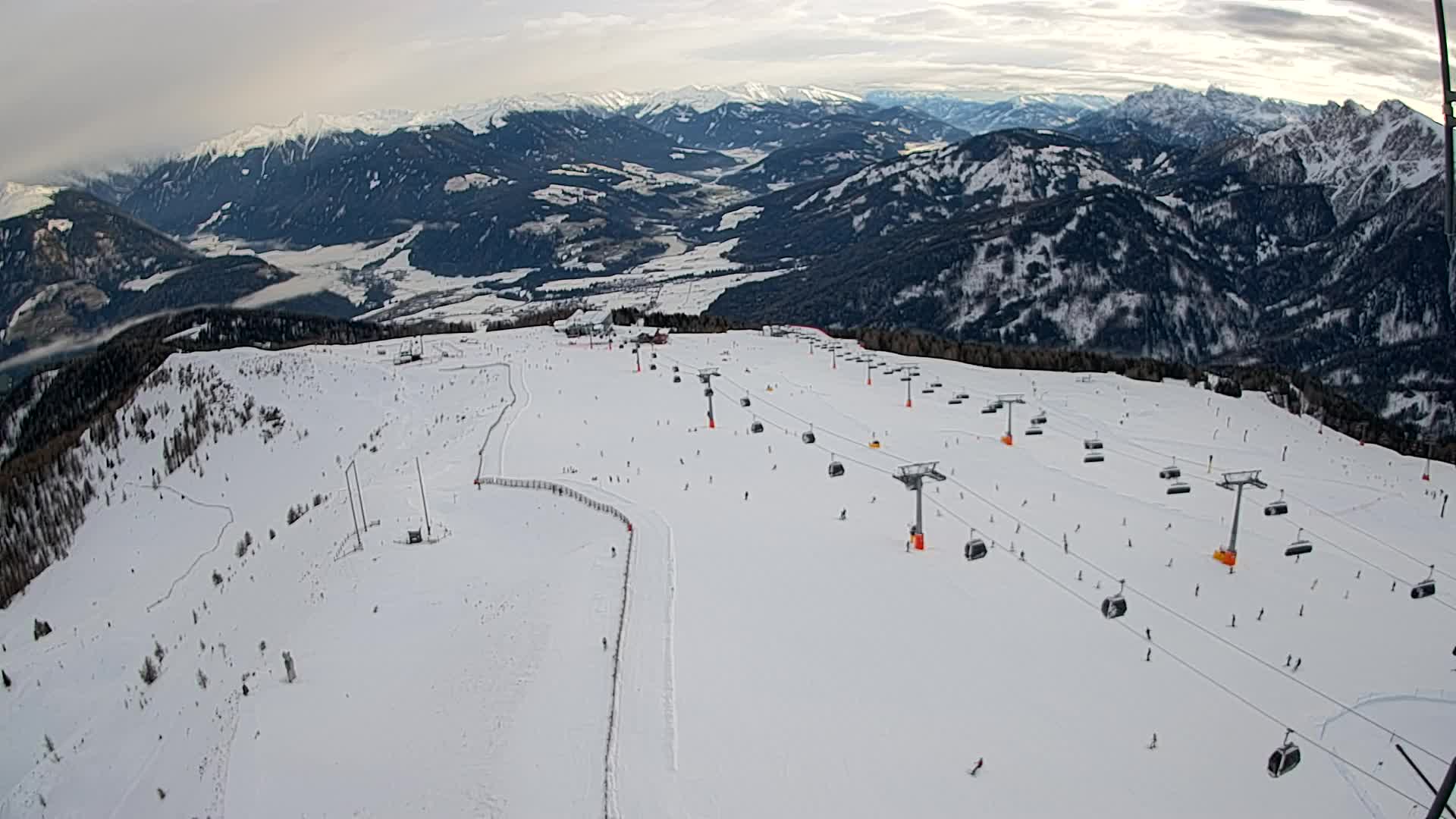 Kronplatz vrh | pogled na Valdaora – Olang
