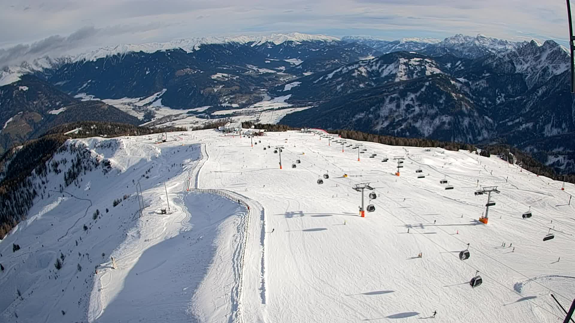 Kronplatz vrh | pogled na Valdaora – Olang