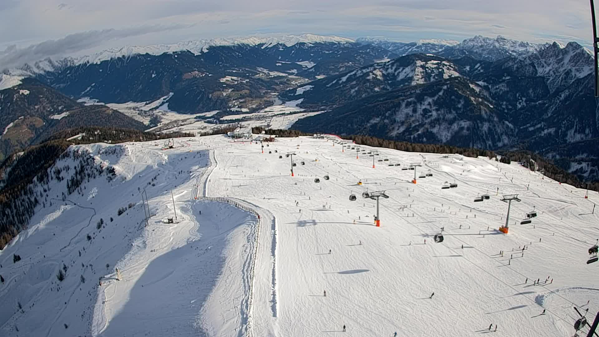 Kronplatz vrh | pogled na Valdaora – Olang
