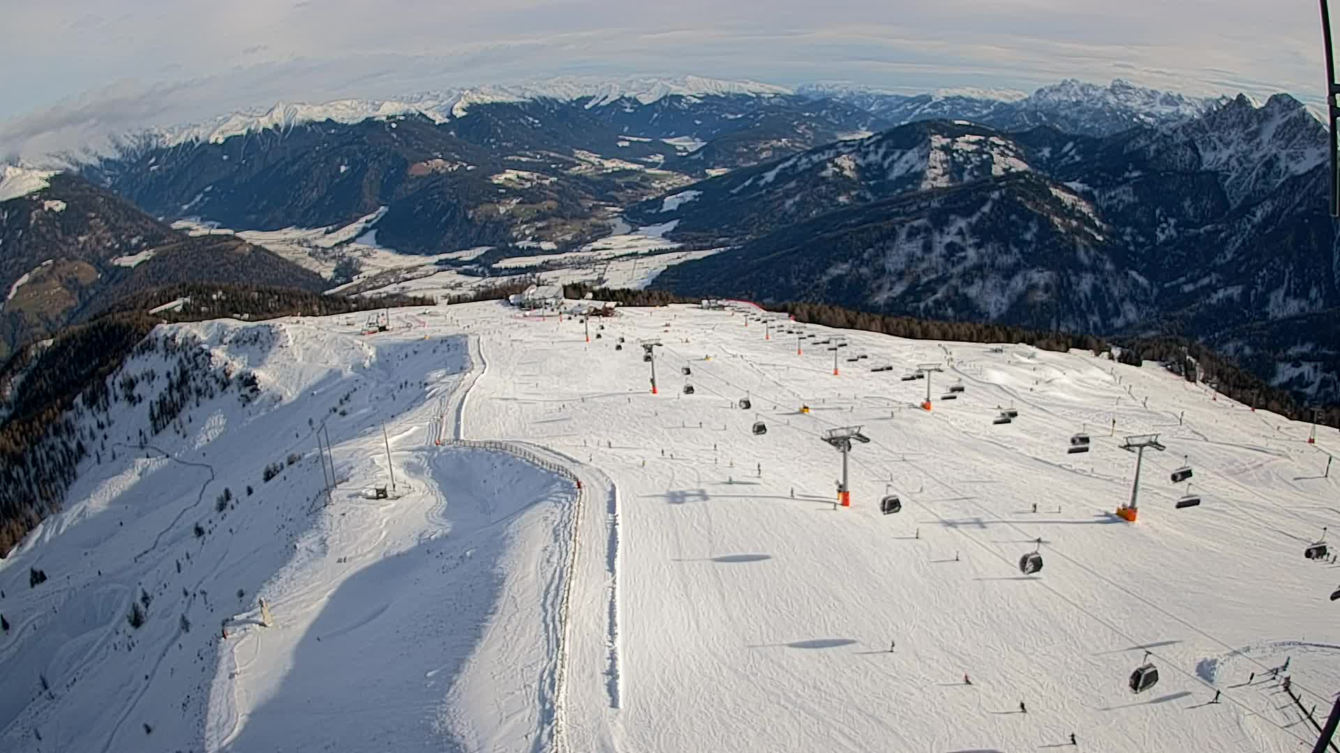 Sommet du Kronplatz | vue sur Valdaora – Olang