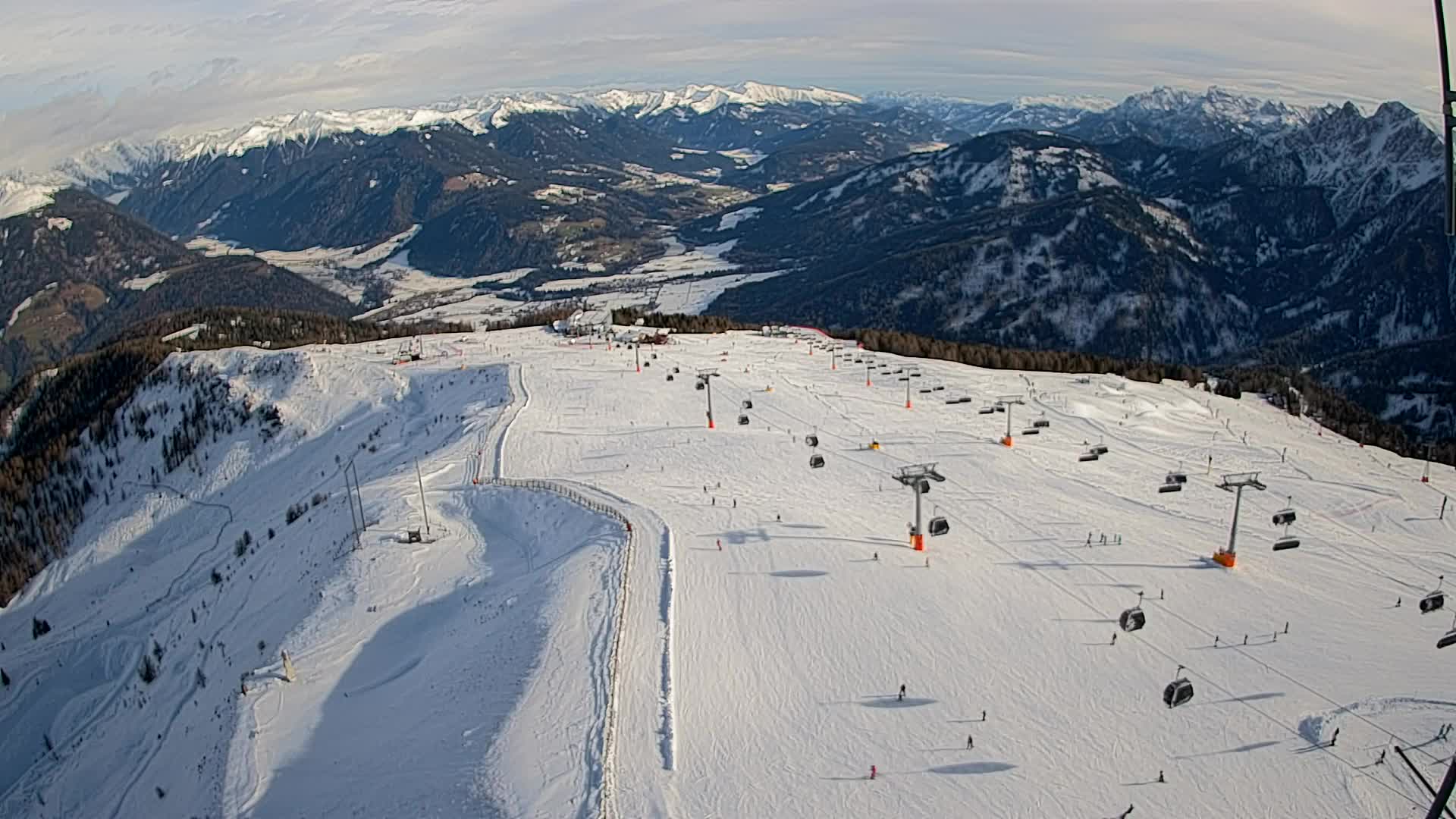 Sommet du Kronplatz | vue sur Valdaora – Olang