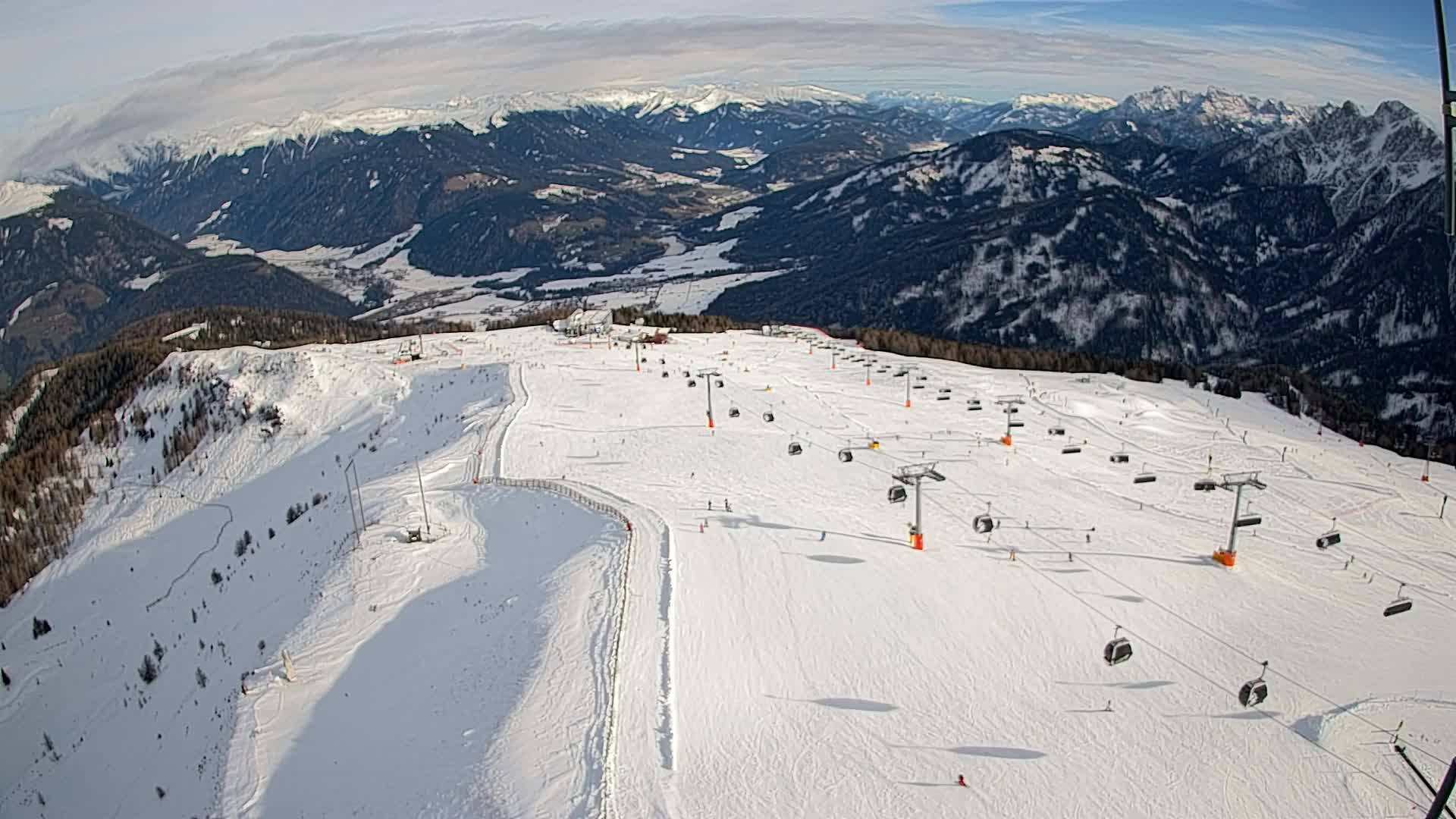 Kronplatz vrh | pogled na Valdaora – Olang