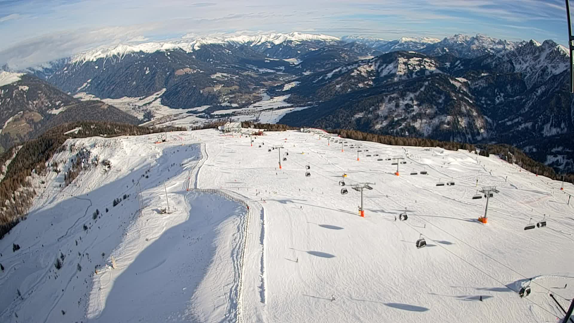 Sommet du Kronplatz | vue sur Valdaora – Olang