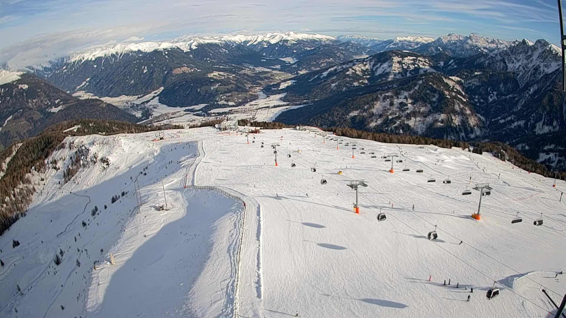 Sommet du Kronplatz | vue sur Valdaora – Olang
