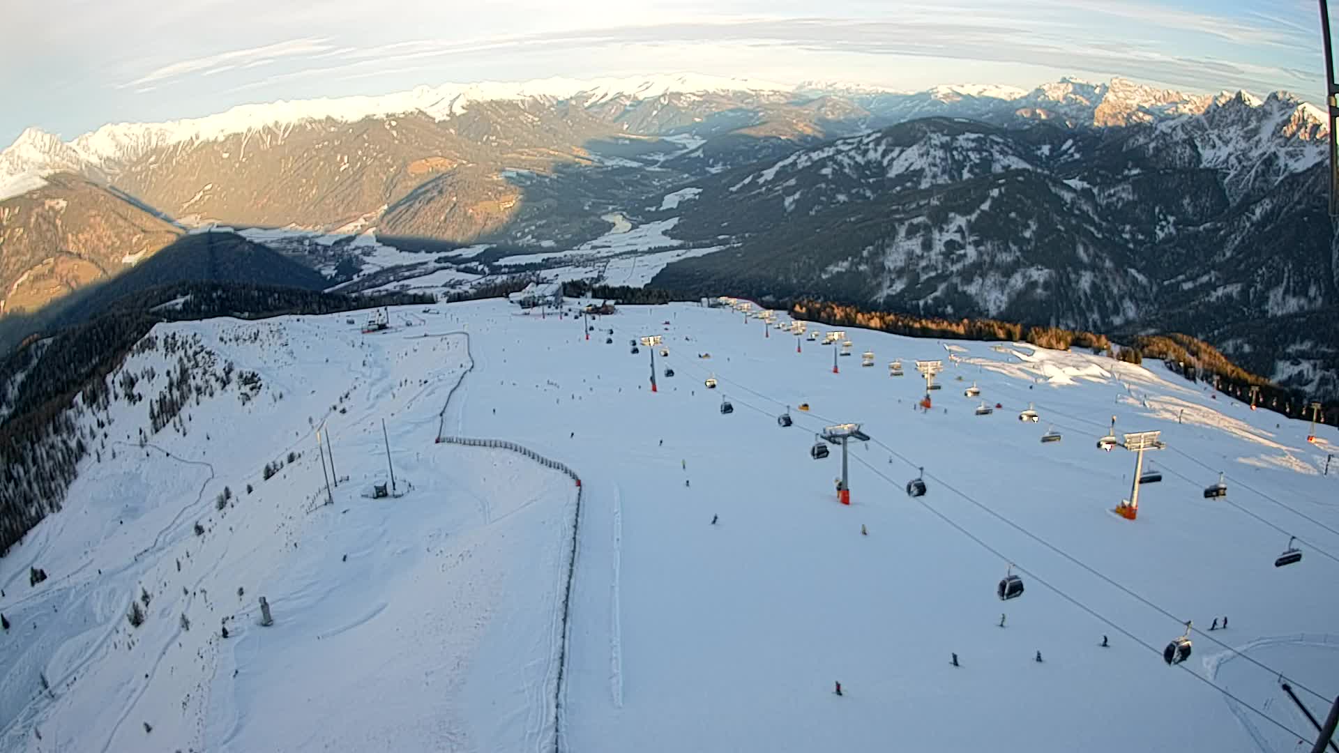 Sommet du Kronplatz | vue sur Valdaora – Olang