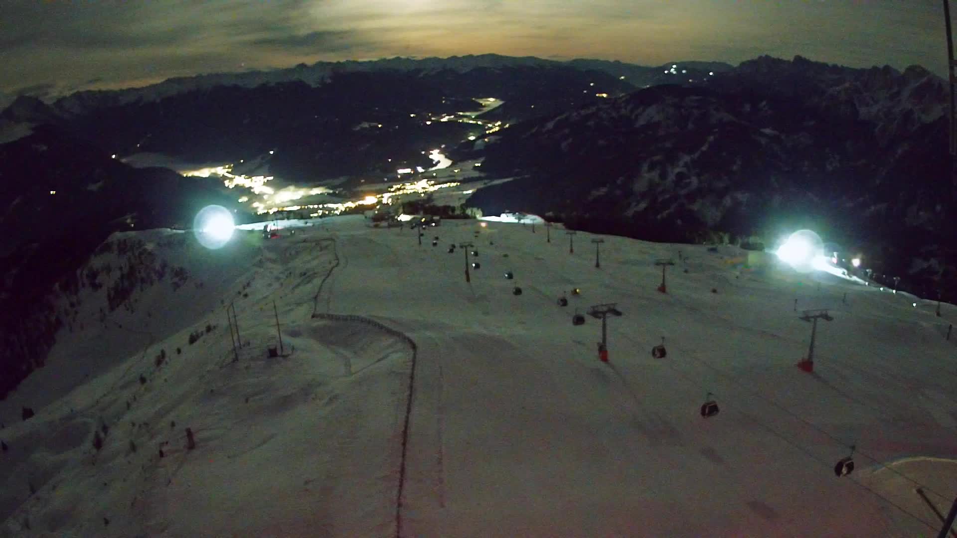 Kronplatz-Gipfel | Blick nach Olang – Valdaora