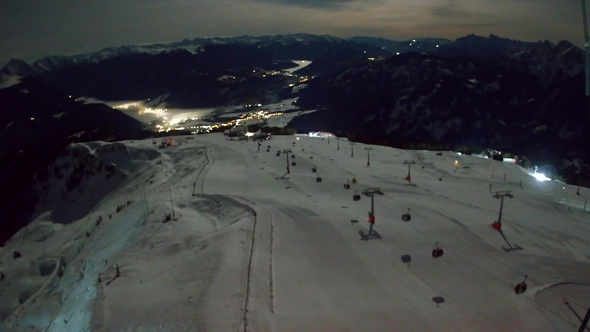 Kronplatz-Gipfel | Blick nach Olang – Valdaora