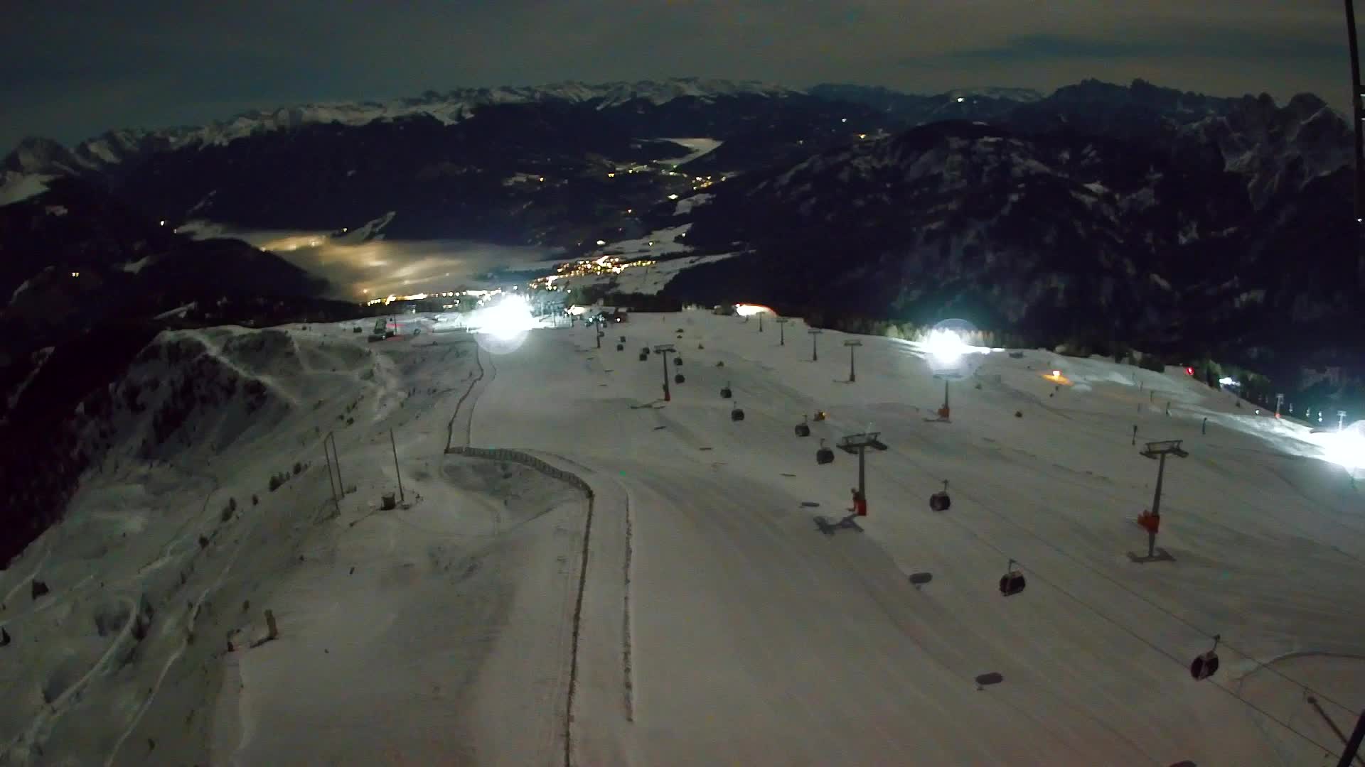 Kronplatz-Gipfel | Blick nach Olang – Valdaora