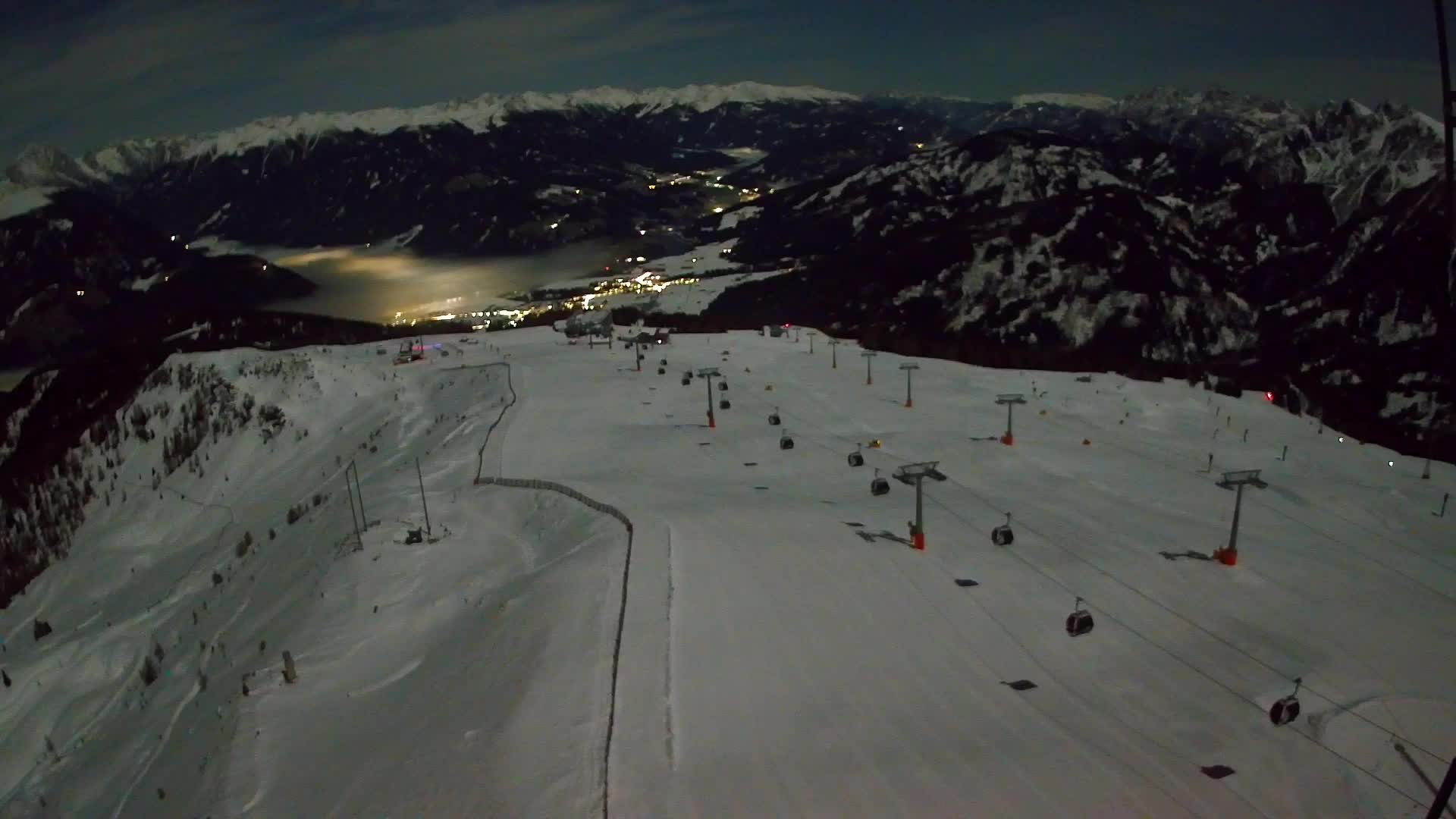 Kronplatz-Gipfel | Blick nach Olang – Valdaora
