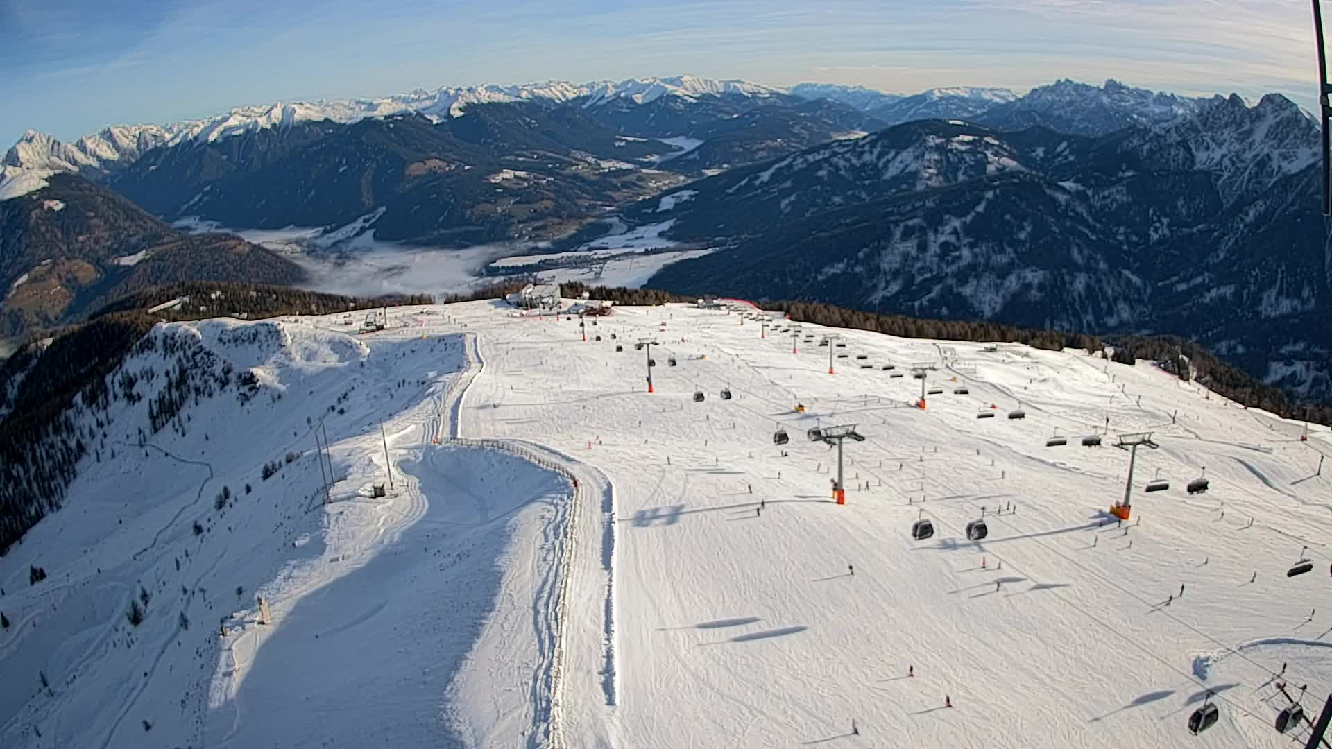Sommet du Kronplatz | vue sur Valdaora – Olang