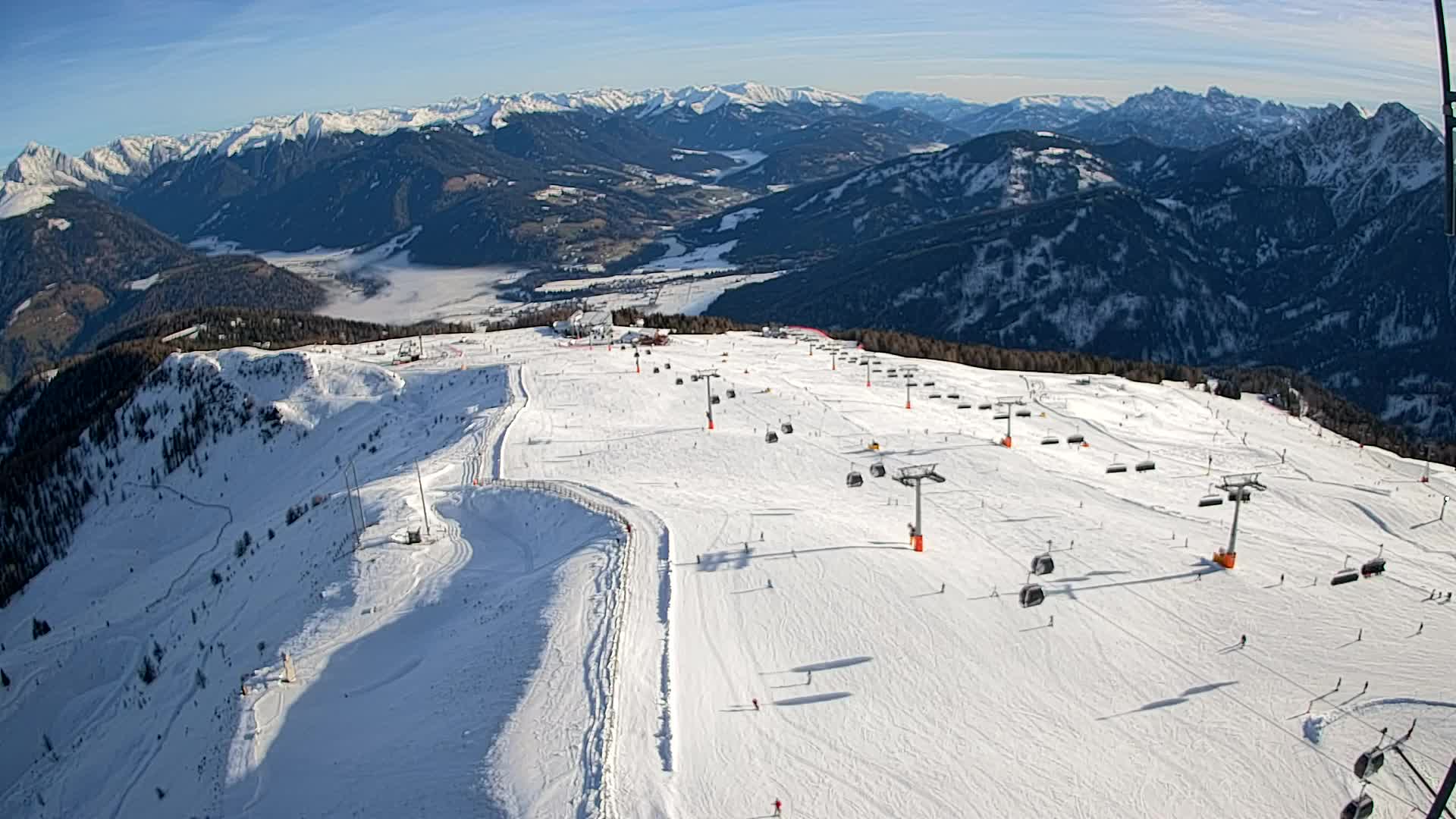 Sommet du Kronplatz | vue sur Valdaora – Olang