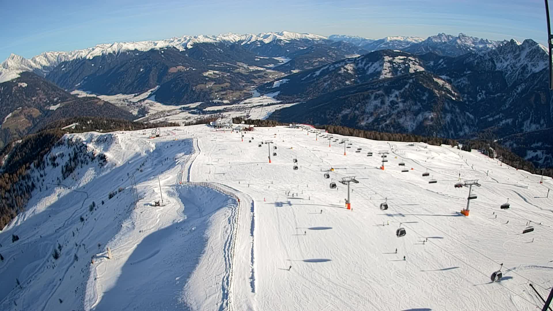 Kronplatz vrh | pogled na Valdaora – Olang