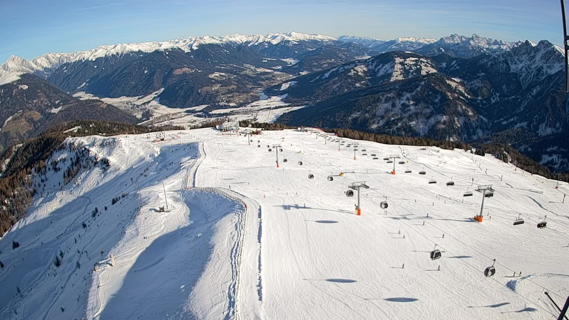 Sommet du Kronplatz | vue sur Valdaora – Olang