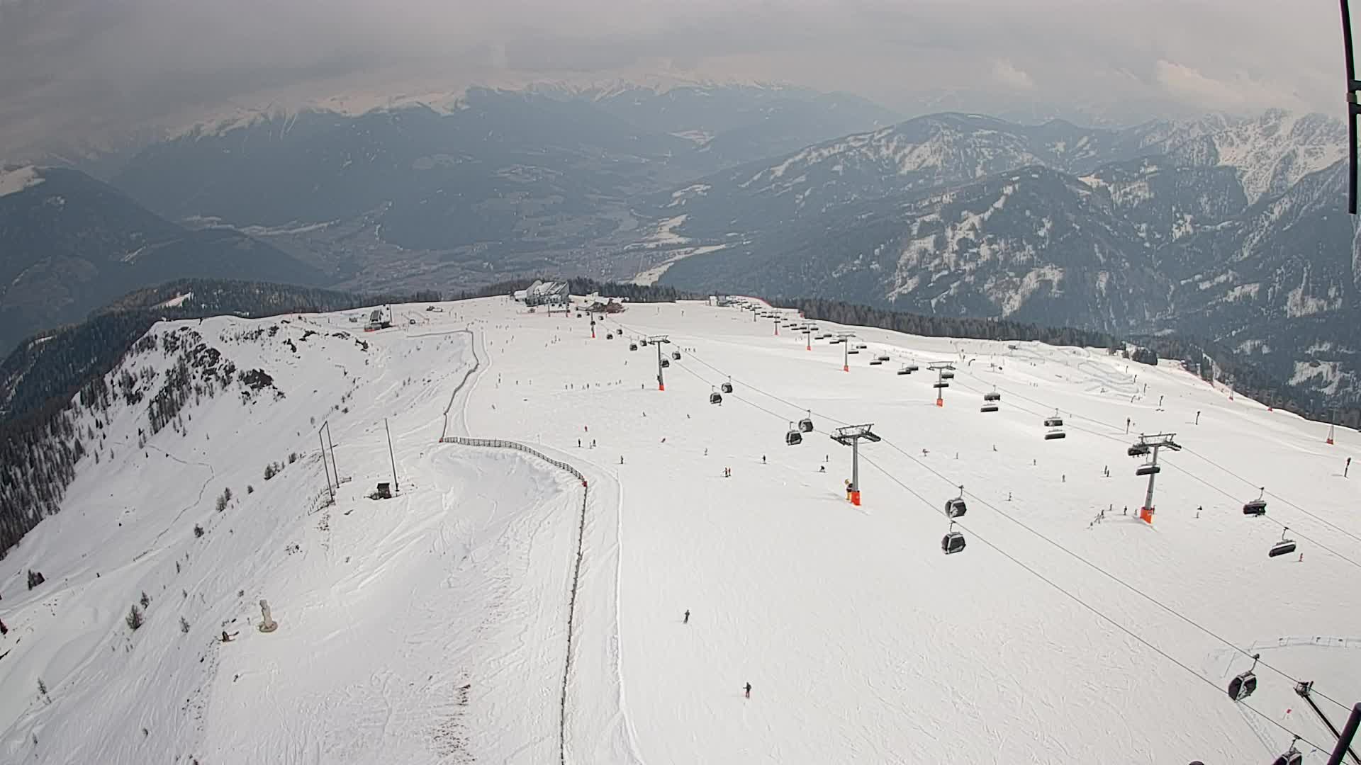 Sommet du Kronplatz | vue sur Valdaora – Olang