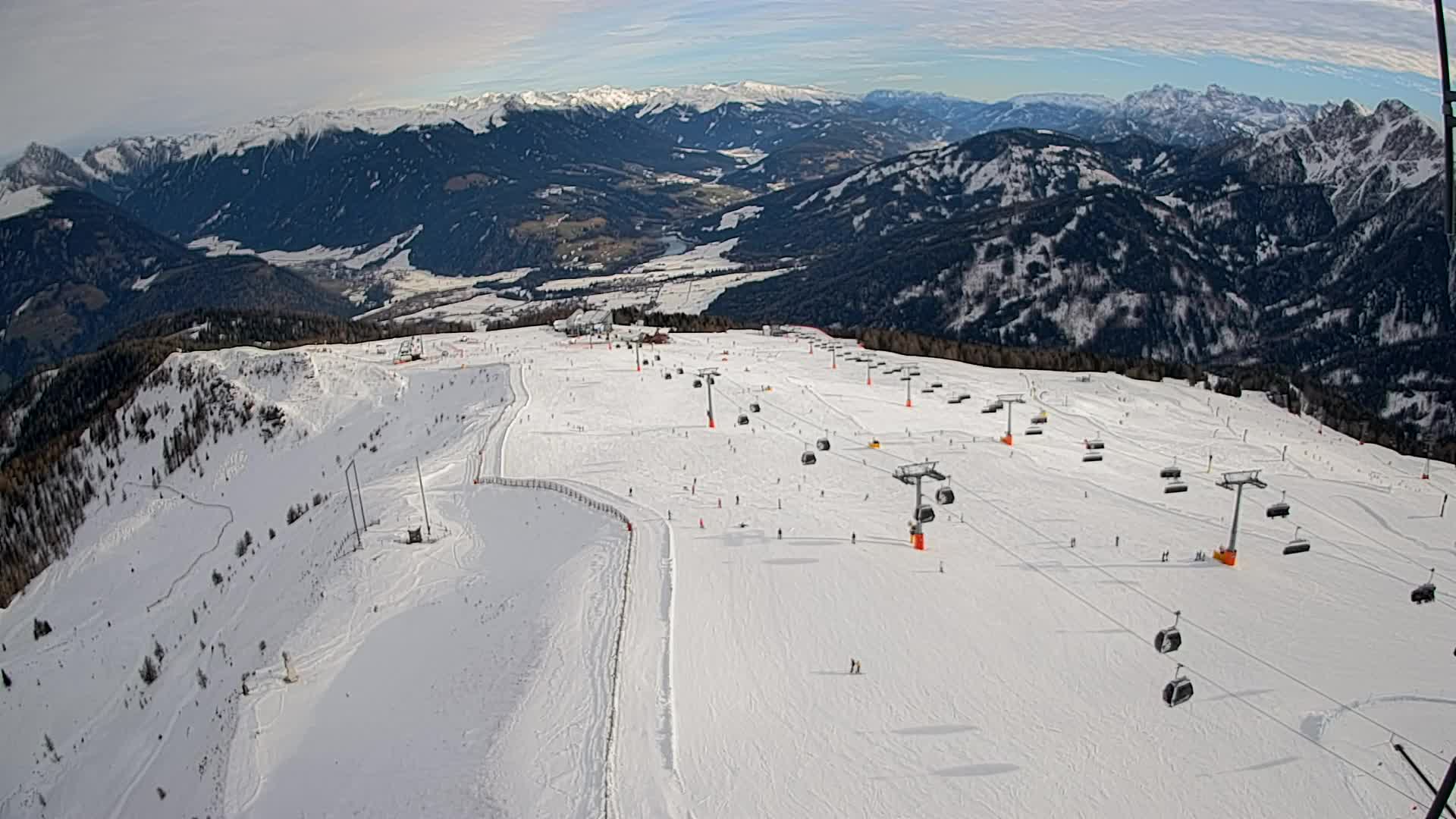 Sommet du Kronplatz | vue sur Valdaora – Olang