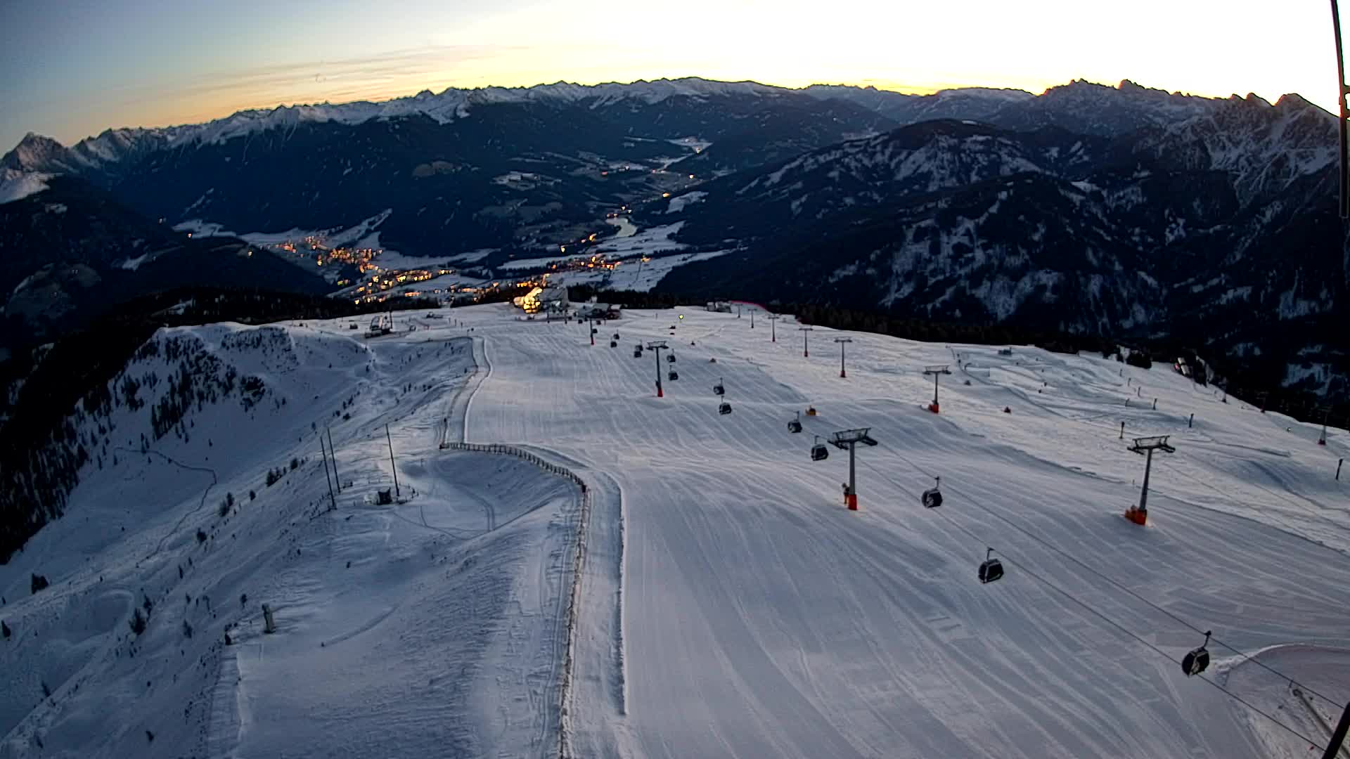 Kronplatz vrh | pogled na Valdaora – Olang