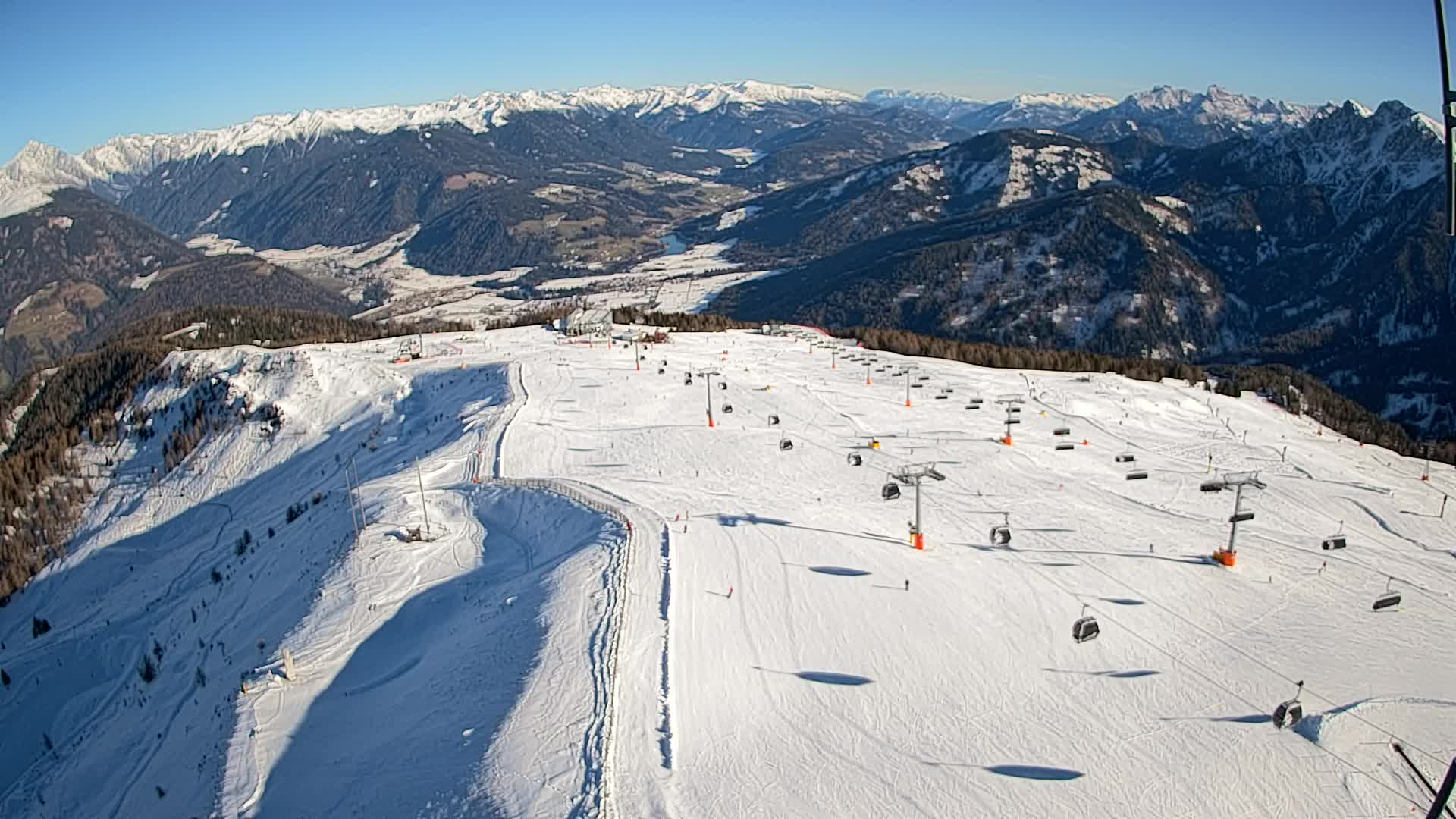 Kronplatz vrh | pogled na Valdaora – Olang