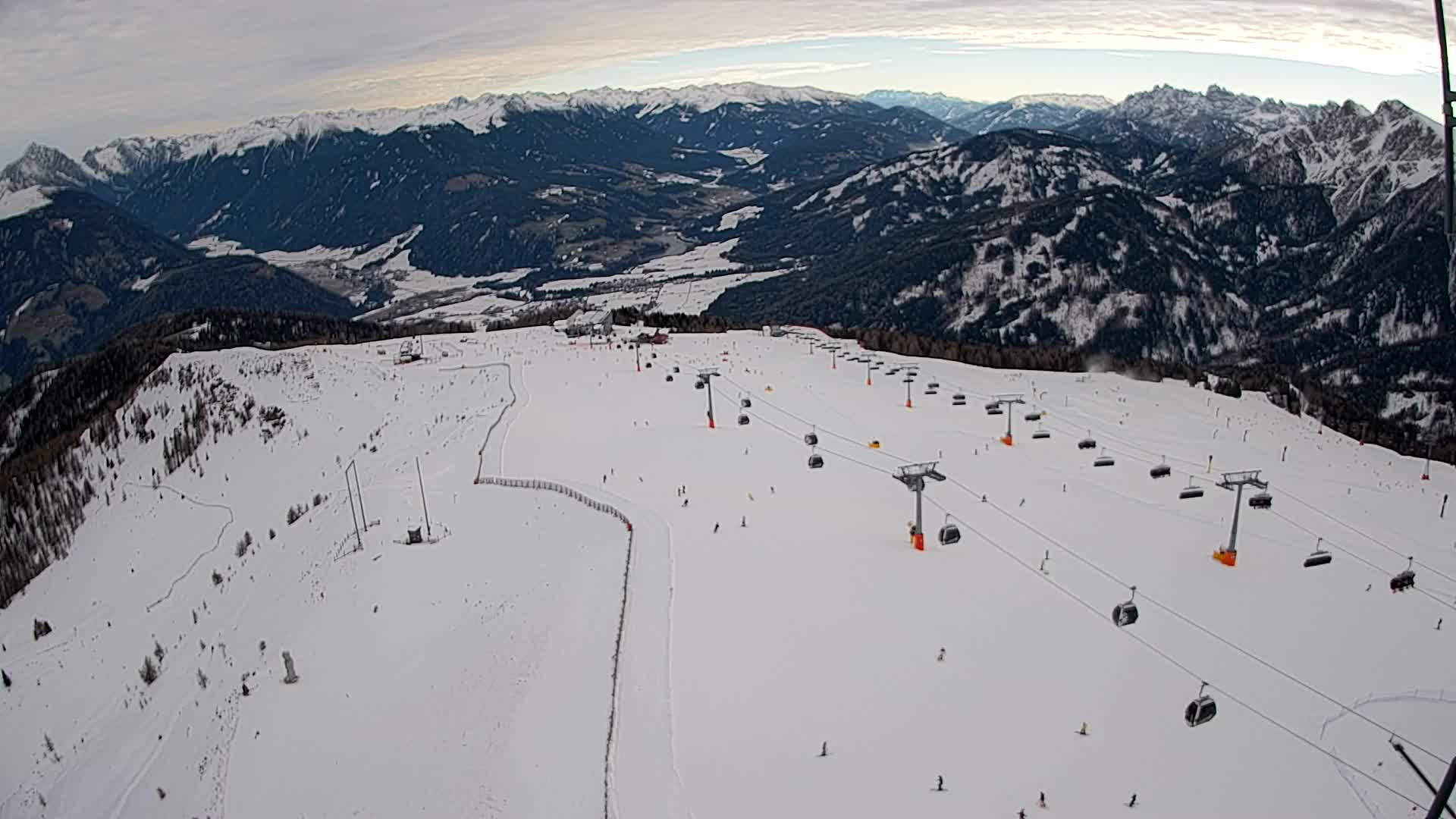 Kronplatz vrh | pogled na Valdaora – Olang