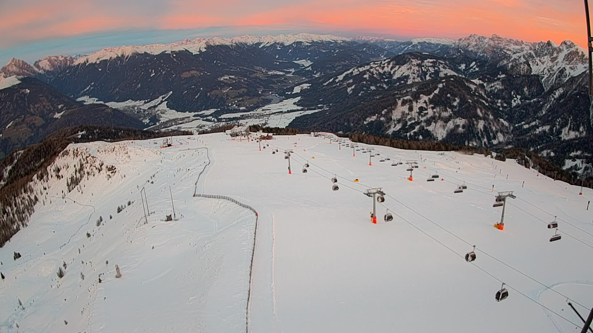 Kronplatz vrh | pogled na Valdaora – Olang