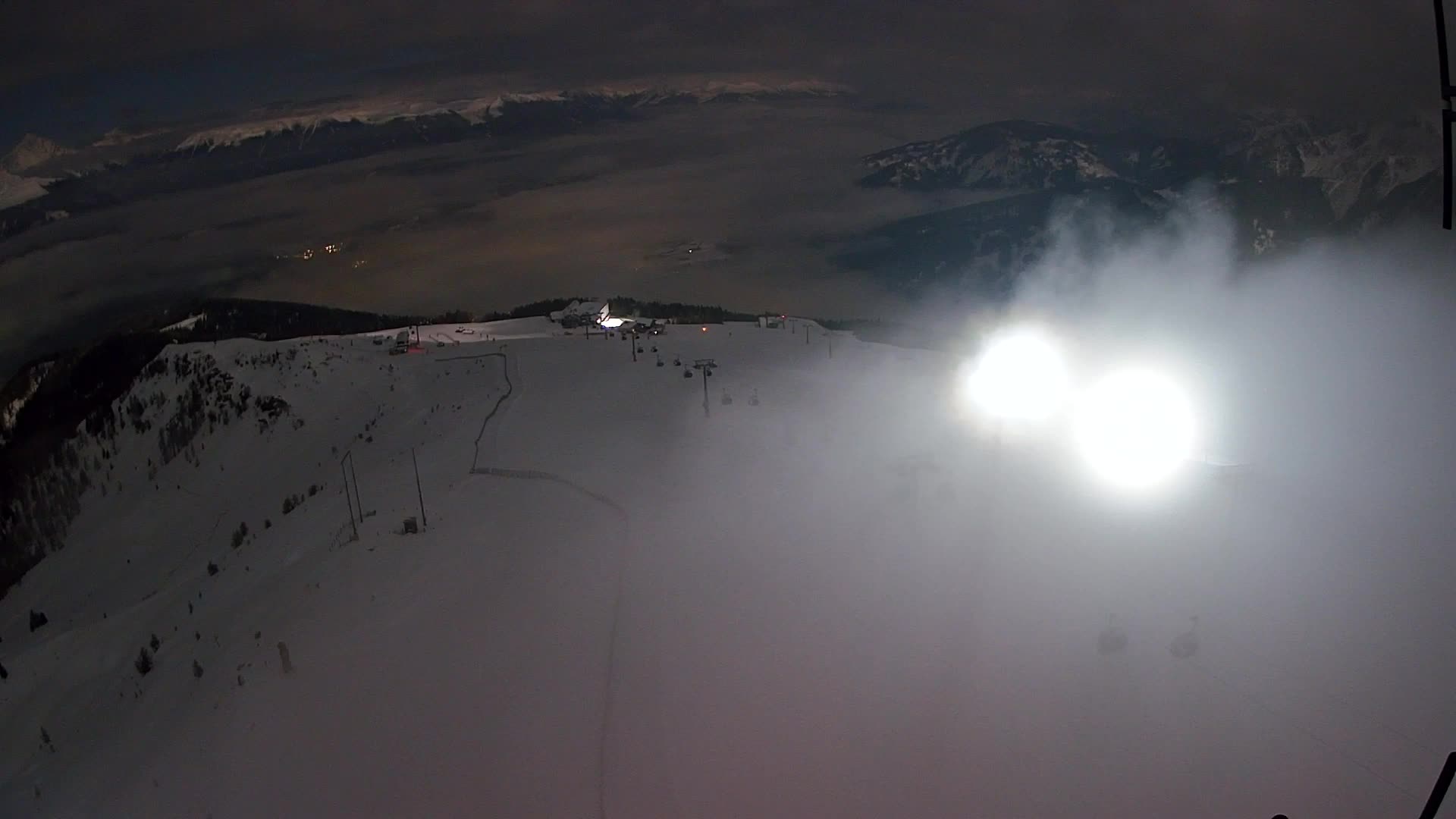 Kronplatz-Gipfel | Blick nach Olang – Valdaora